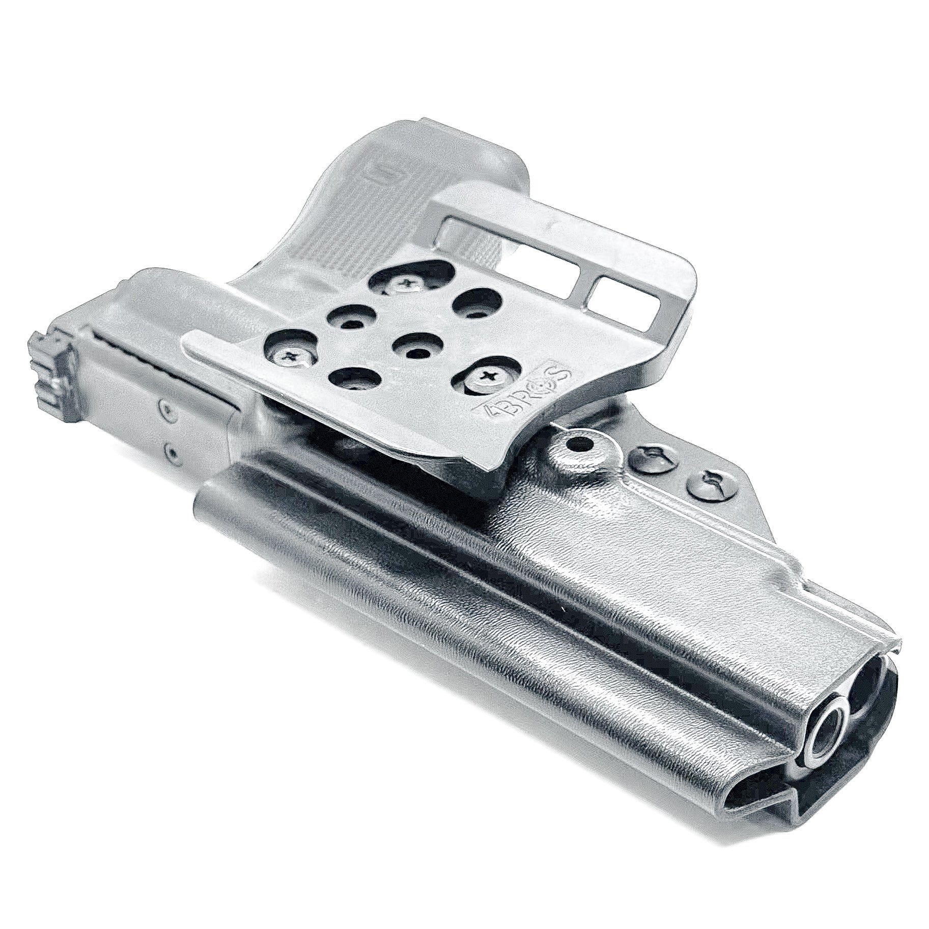 Black Outside Waistband OWB Kydex holster for the Glock 34 Generation Gen 5 from Four Brothers 4BROS Holsters. Made in the USA.