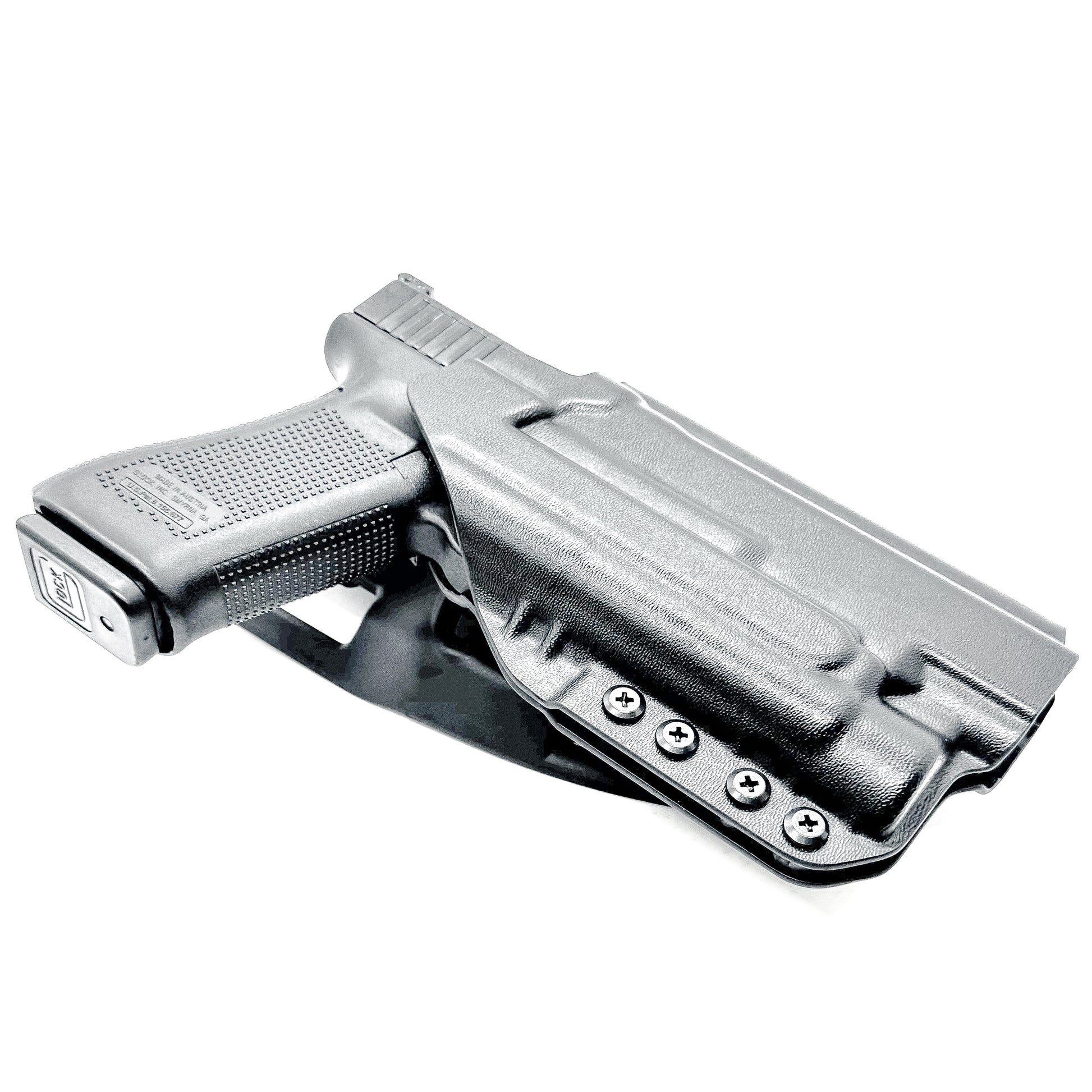 OWB, Outside Waistband light duty and competition holster for Glock 34 with Streamlight TLR-1 HL-X.