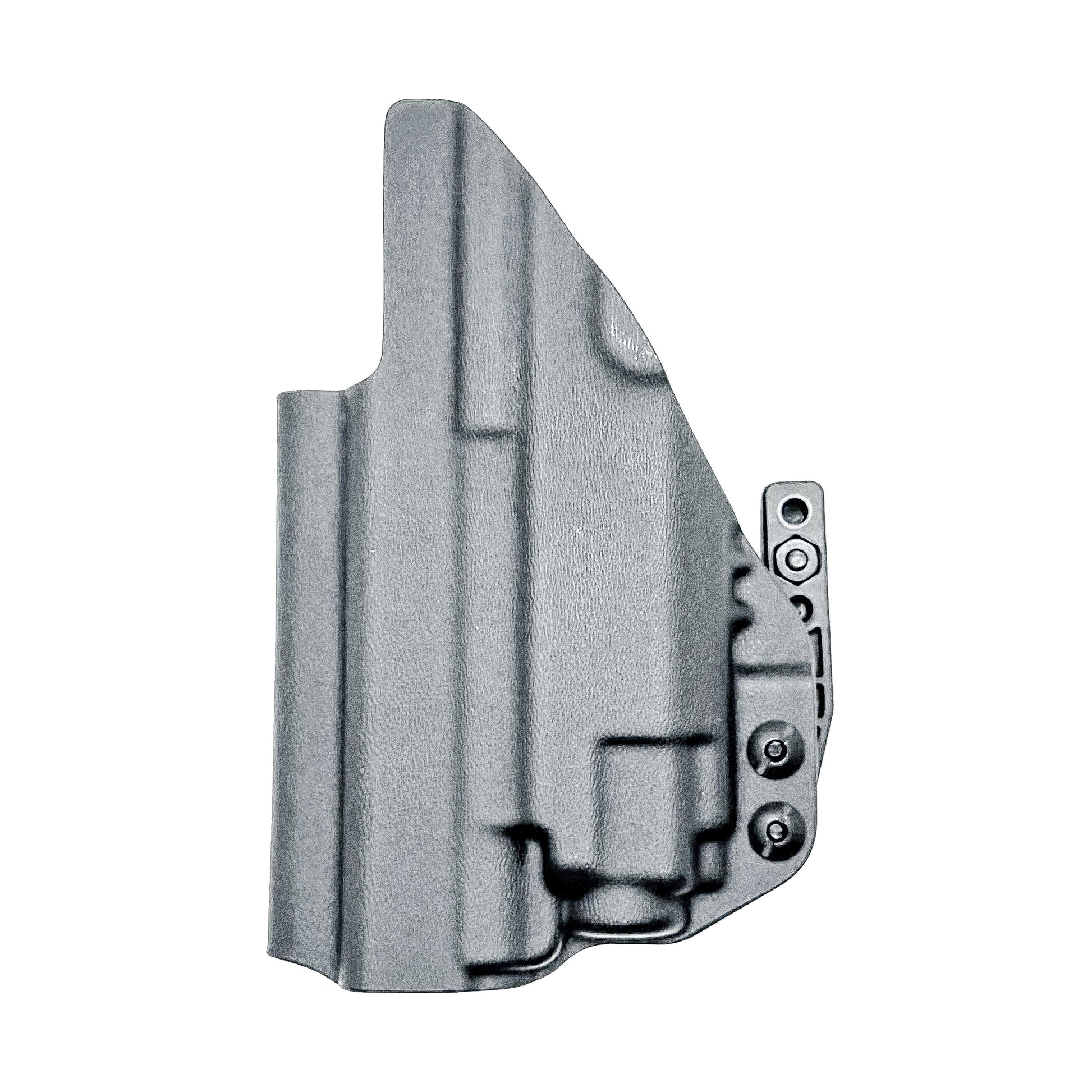 Glock 43X MOS holster with Streamlight TLR-8 Sub light, inside waistband fit