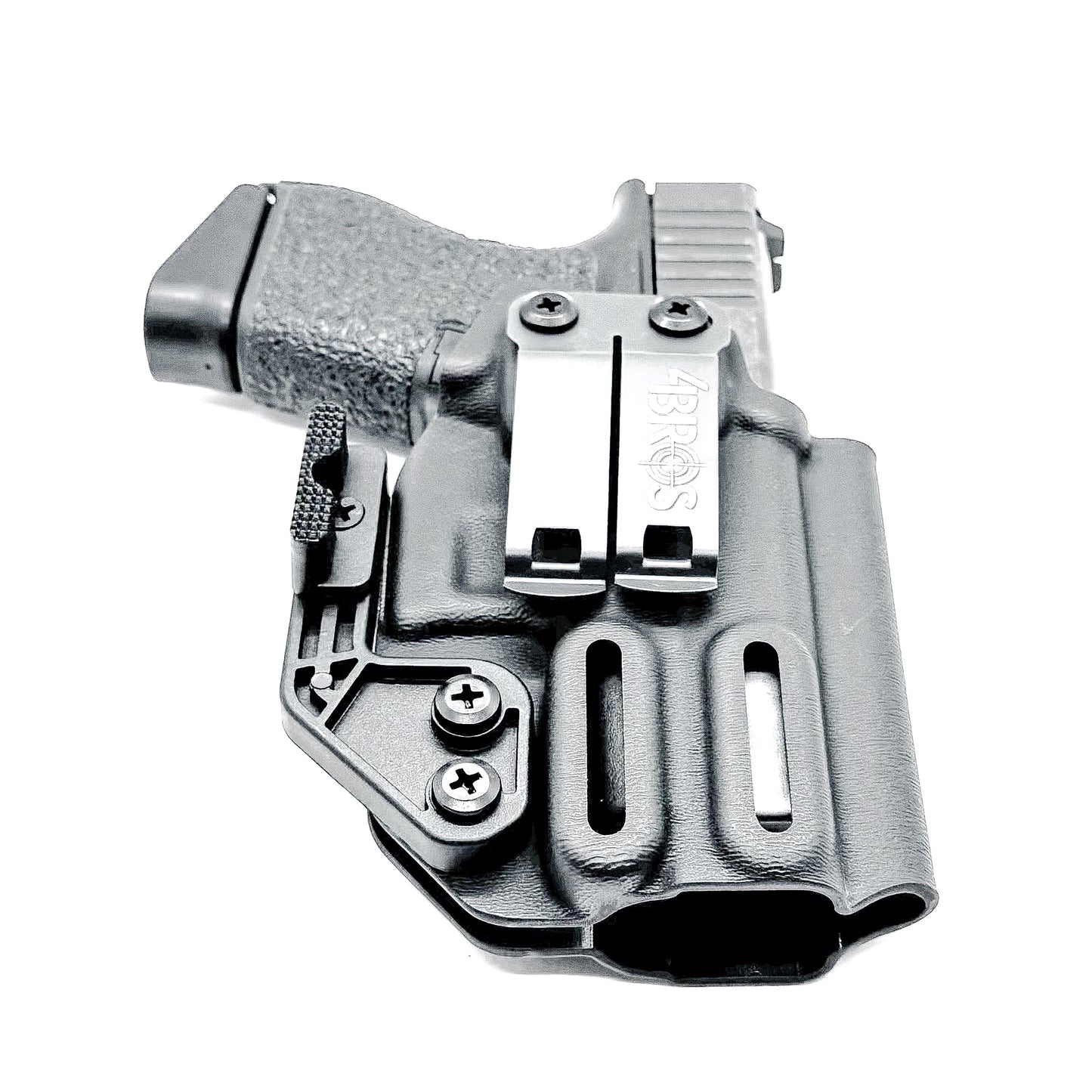 Glock 43 & 43X IWB Holster, Black, Right Hand, Monoblock & Modwing, Made in the USA