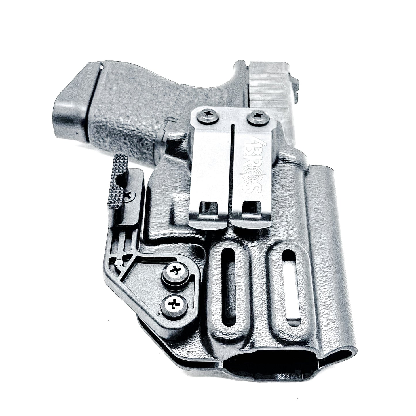Glock 43 & 43X IWB Holster, Black, Right Hand, Monoblock & Modwing, Made in the USA