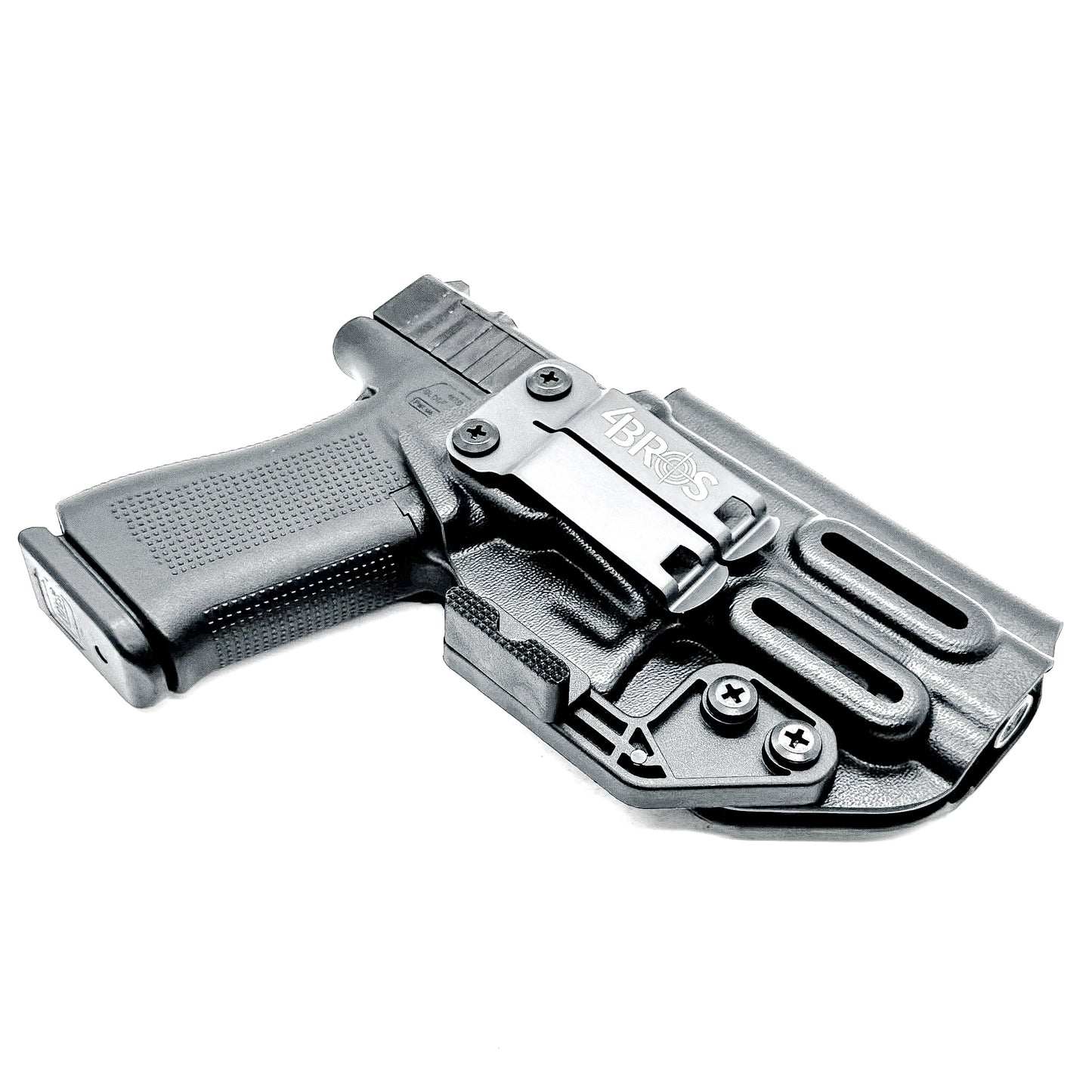 Glock 48 & 48 MOS IWB Holster, Black with Monoblock and Modwing, Made in the USA