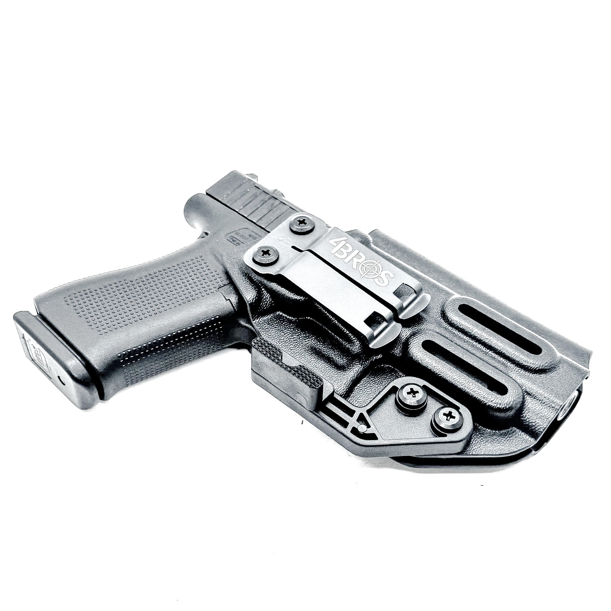 Glock 48 & 48 MOS IWB Holster, Black with Monoblock and Modwing, Made in the USA