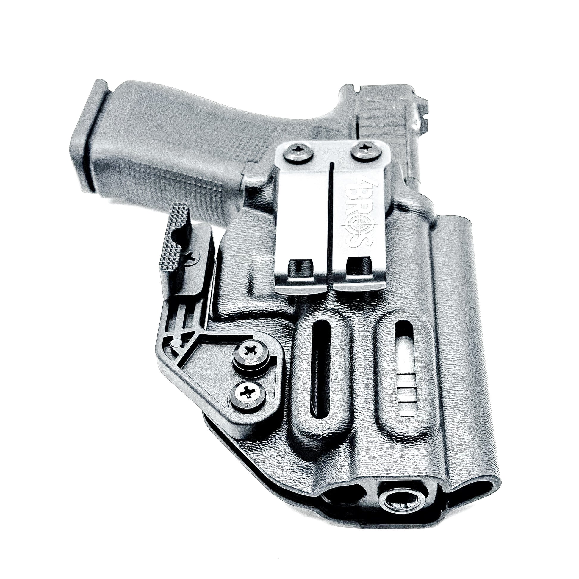 Glock 48 & 48 MOS IWB Holster, Black with Monoblock and Modwing, Made in the USA