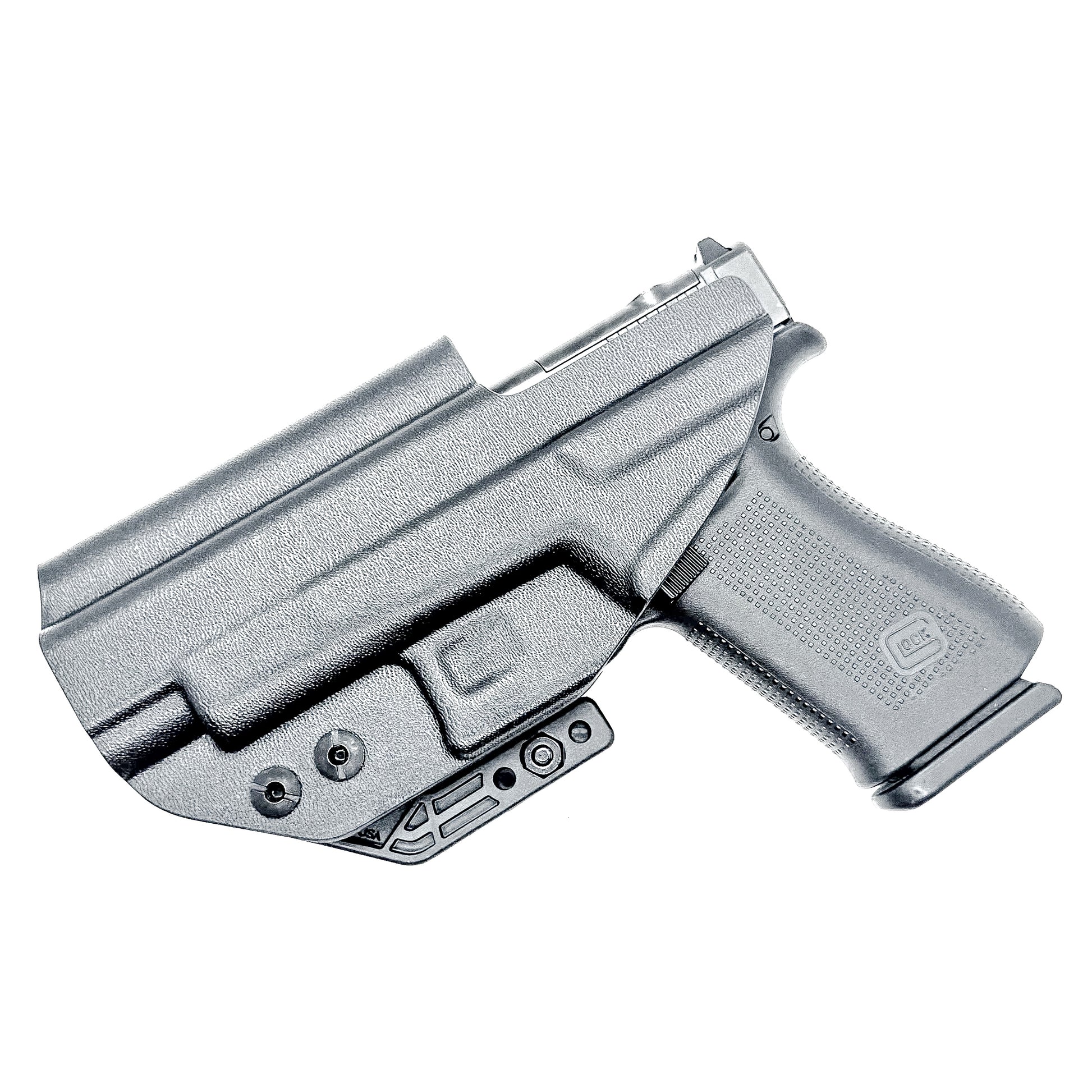 Glock 48 & 48 MOS IWB Holster, Black with Monoblock and Modwing, Made in the USA