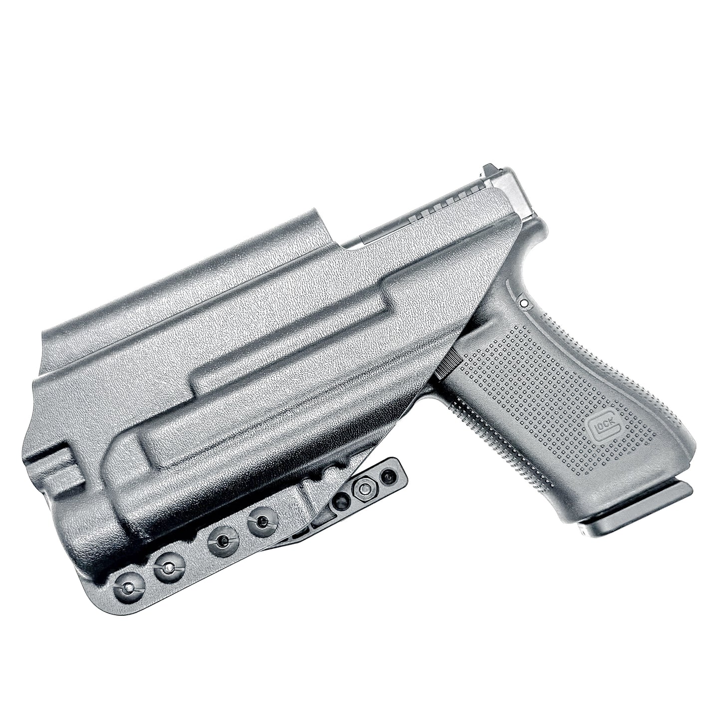 For the best IWB Kydex Inside Waistband Holster for the Glock 17 and 47 Gen 5 pistols with the Streamlight TLR-1 HL, shop Four Brothers 4BROS Holsters.