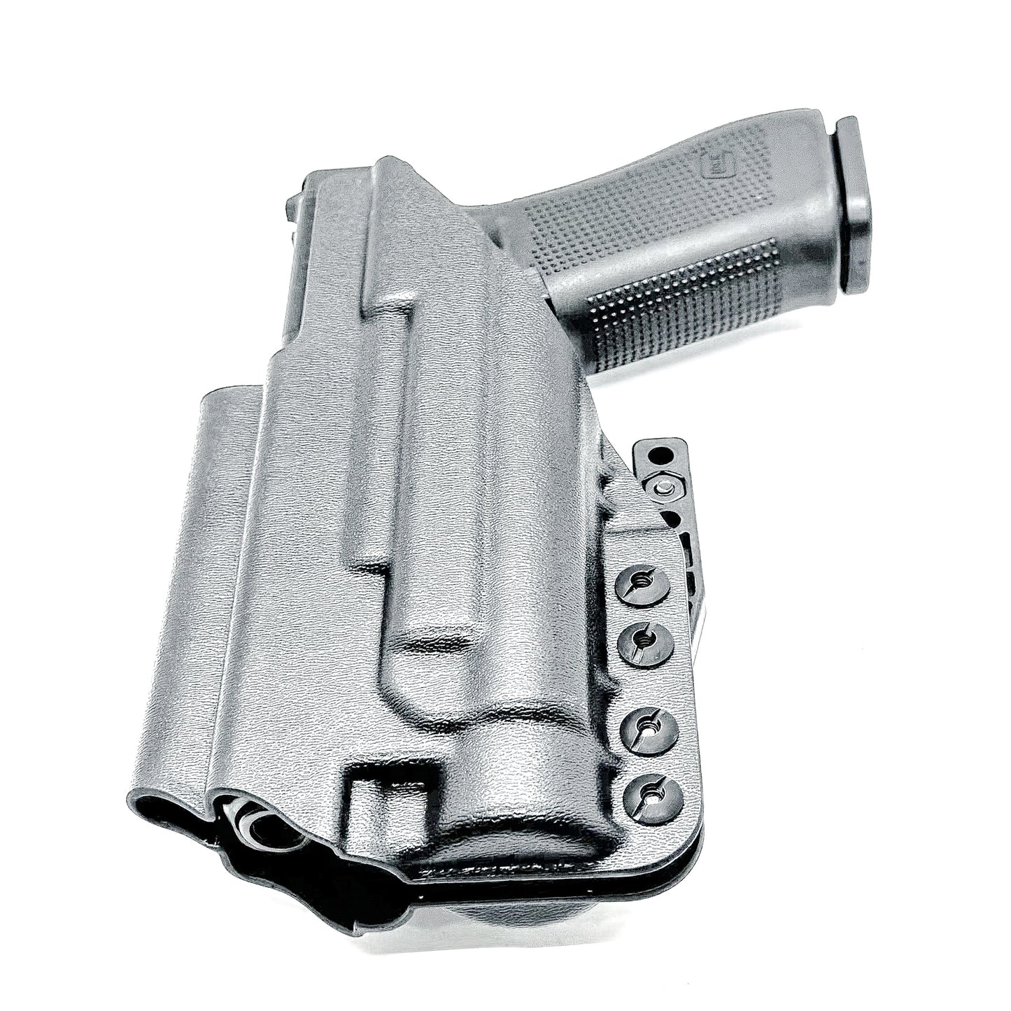 For the best IWB Kydex Inside Waistband Holster for the Glock 17 and 47 Gen 5 pistols with the Streamlight TLR-1 HL, shop Four Brothers 4BROS Holsters.