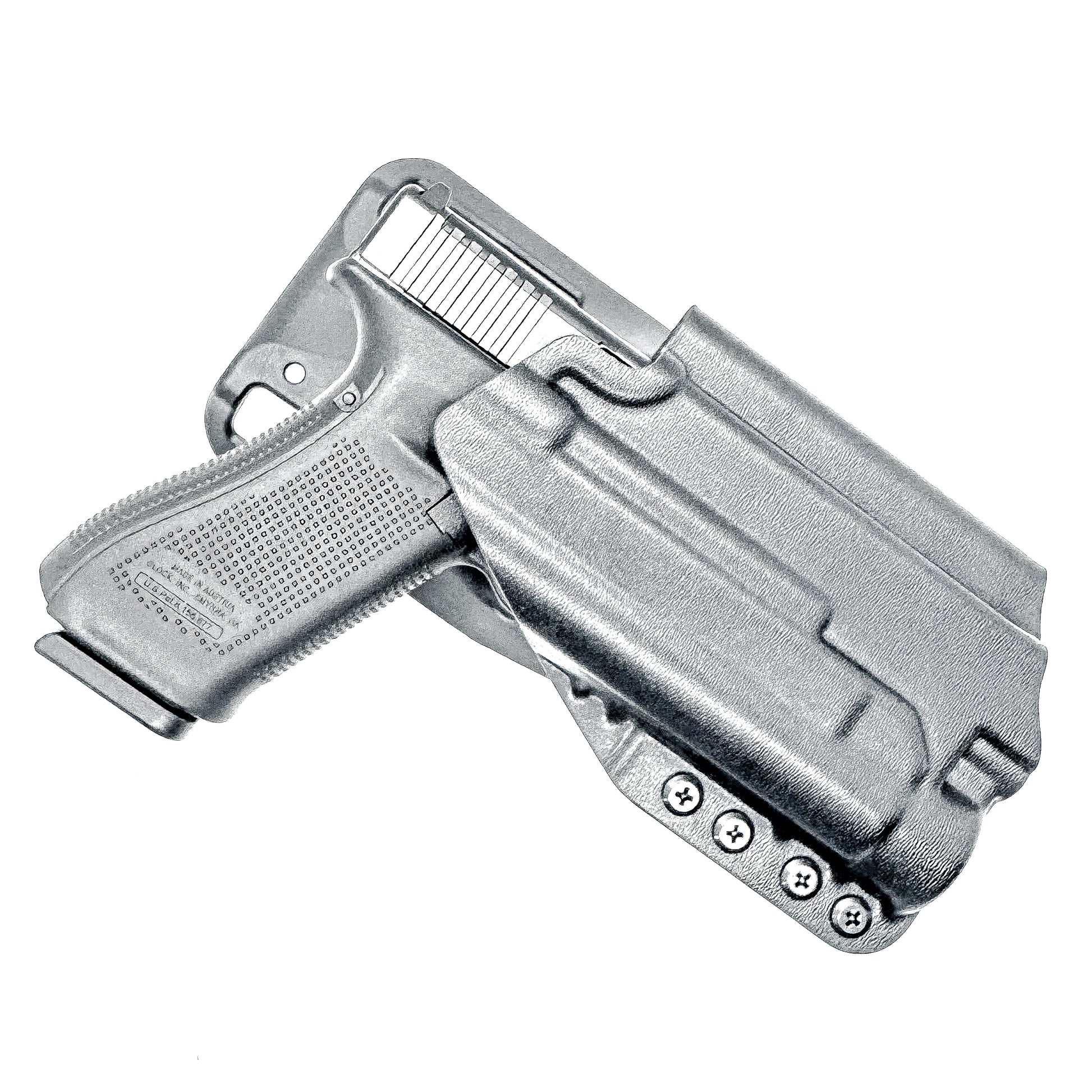 For the best, Outside Waistband OWB Glock 17 and 47 Gen 5 pistols & Streamlight TLR-1 HL Duty & Competition Kydex Holster, shop Four Brothers Holsters.