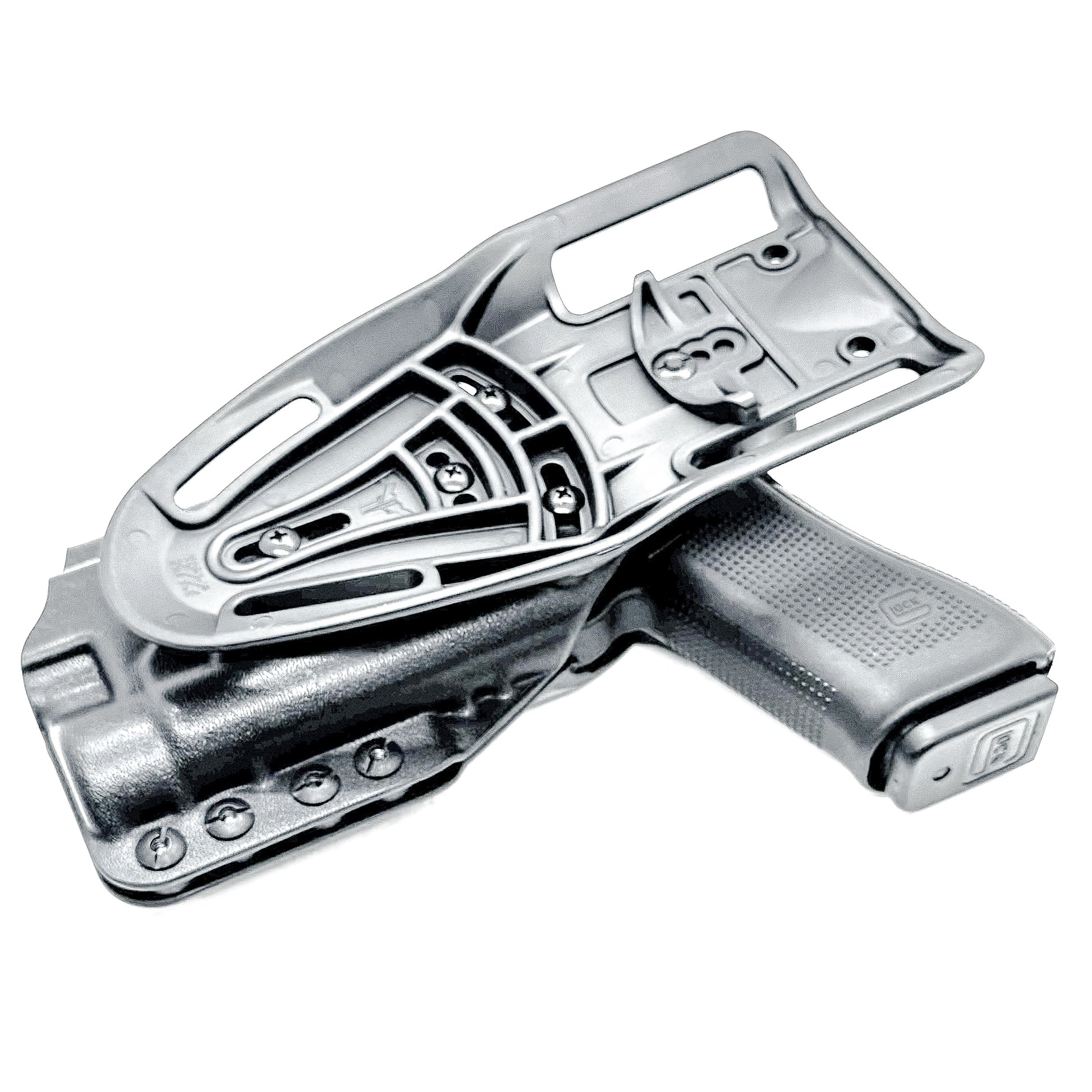 For the best, Outside Waistband OWB Glock 17 and 47 Gen 5 pistols & Streamlight TLR-1 HL Duty & Competition Kydex Holster, shop Four Brothers Holsters.