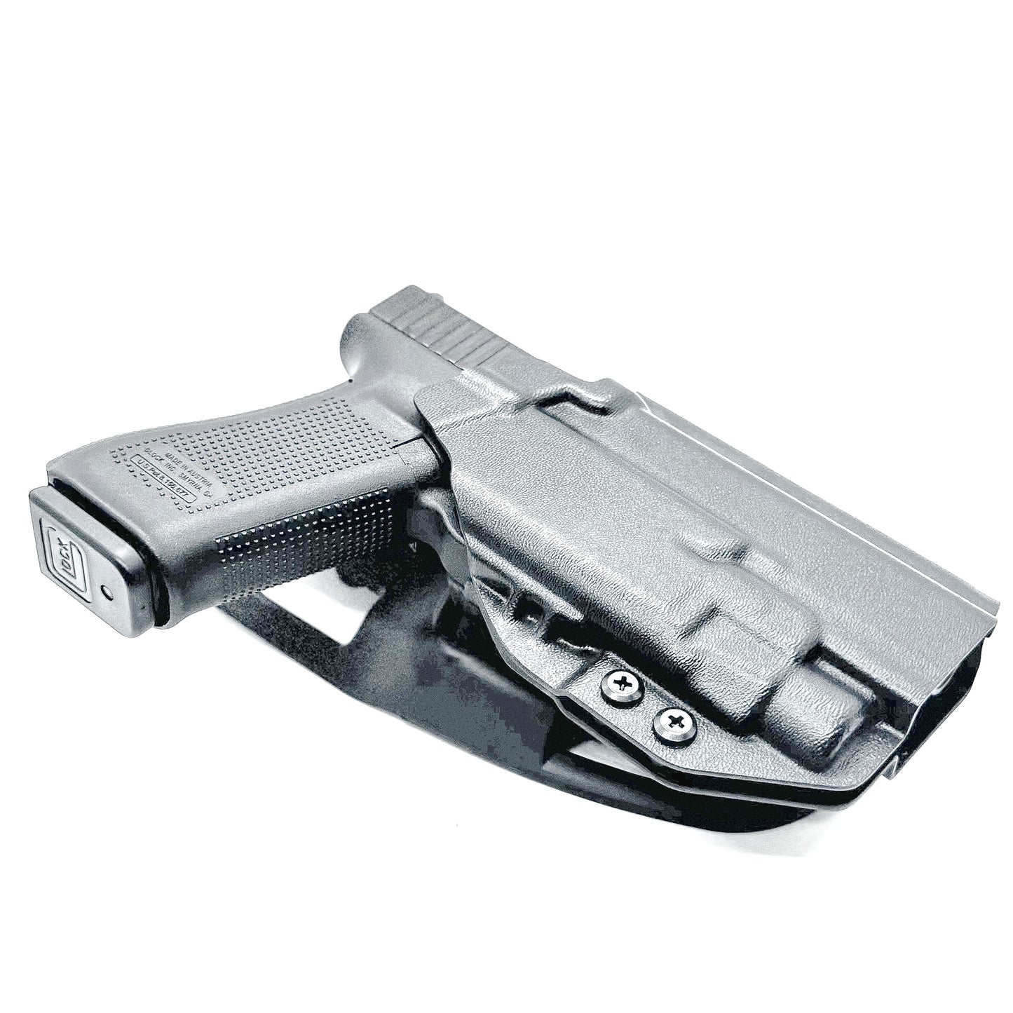 Glock 17 with TLR-7 HL-X Black Duty and Competition Holster with duty drop.