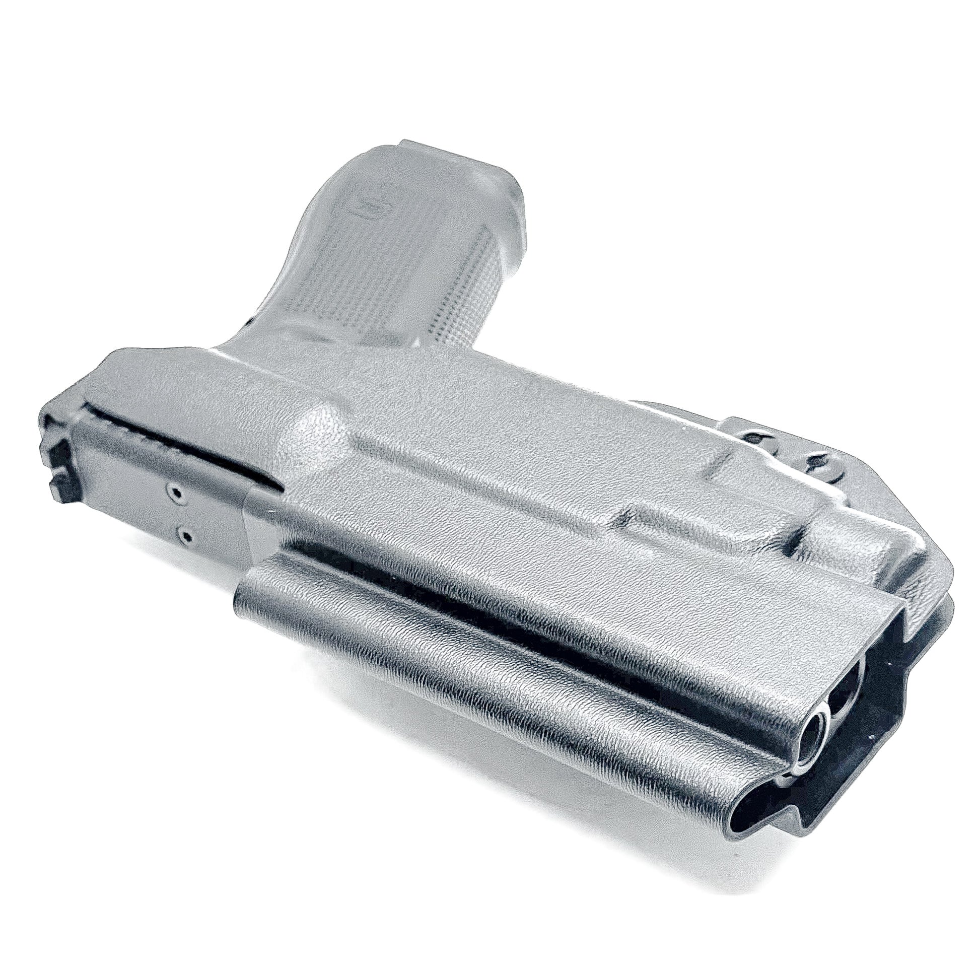 Black IWB Holster for Glock 17 & TLR-7 X or TLR-7 HL-X light with Monoblock and Modwing.