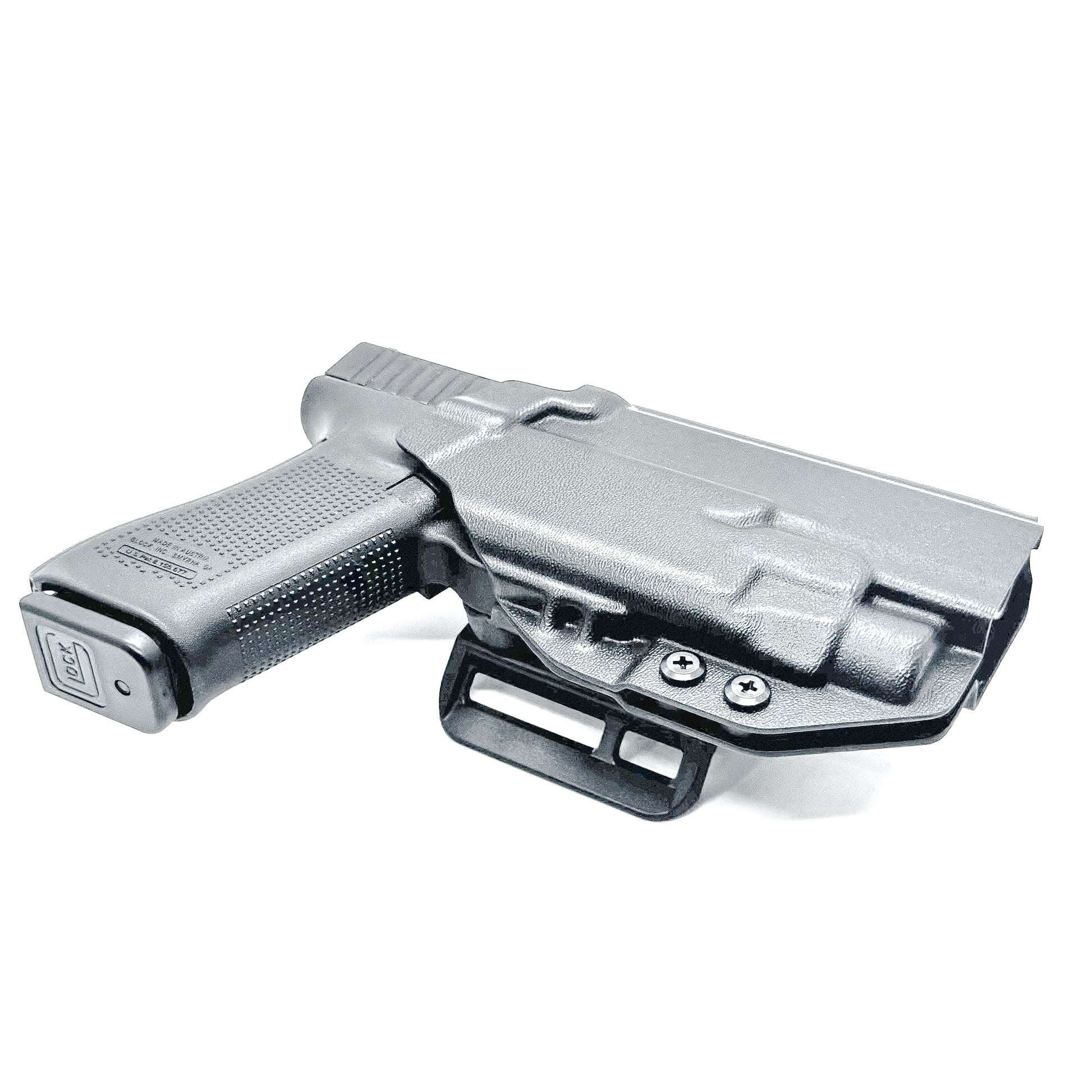 Black OWB Holster for Glock 17 & TLR-7 X or TLR-7 HL-X light with 4BROS 1.5" Slide