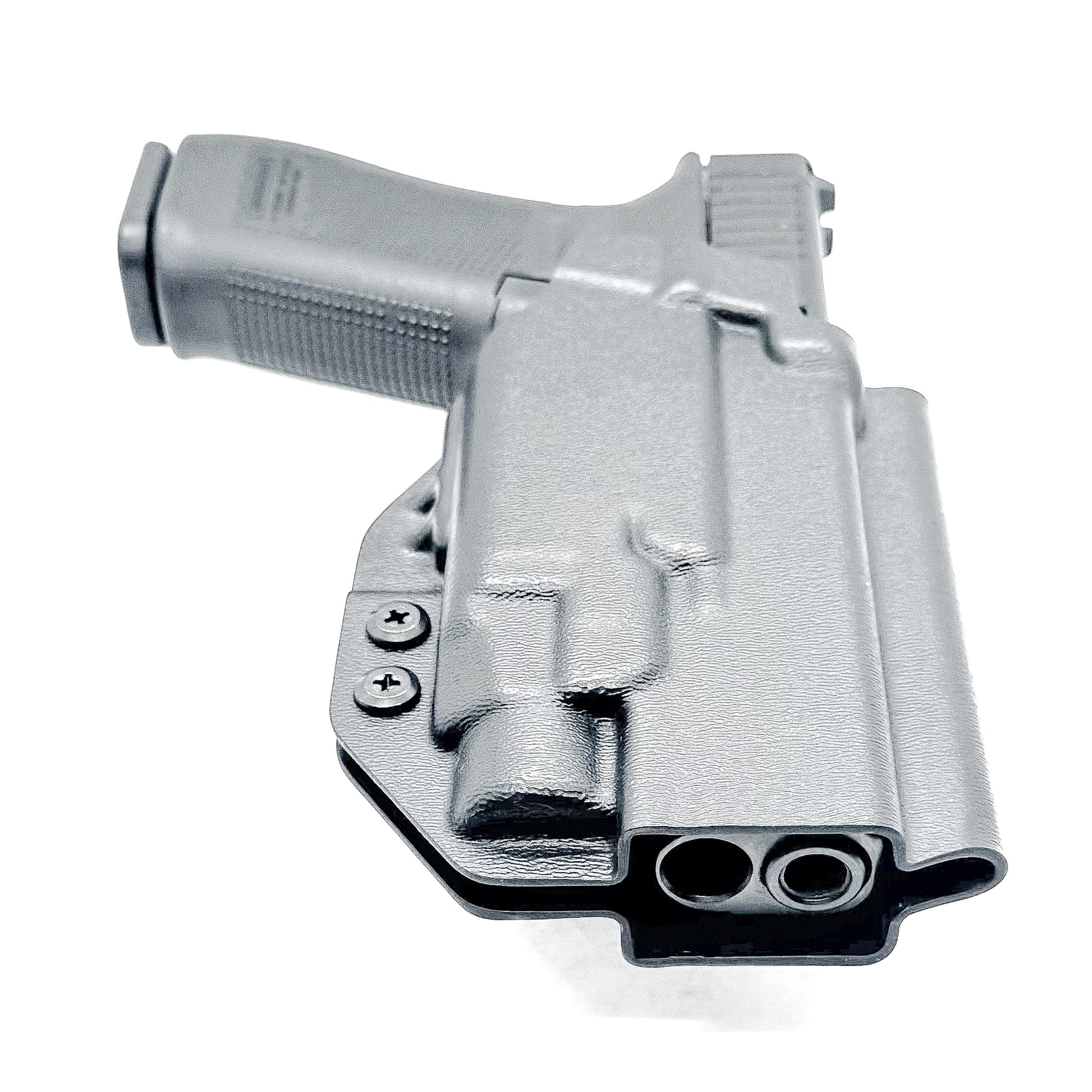 Black OWB Holster for Glock 17 & TLR-7 X or TLR-7 HL-X light with 4BROS 1.5" Slide