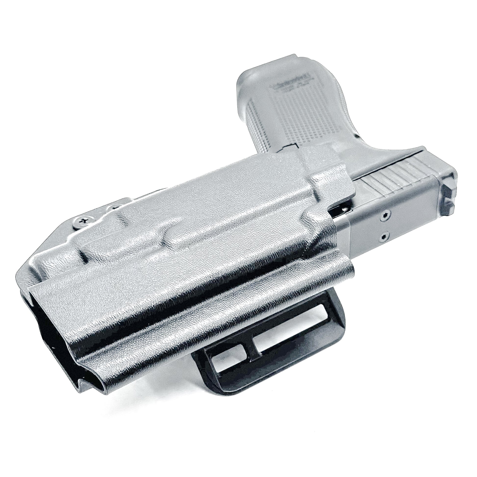 Black OWB Holster for Glock 17 & TLR-7 X or TLR-7 HL-X light with 4BROS 1.5" Slide