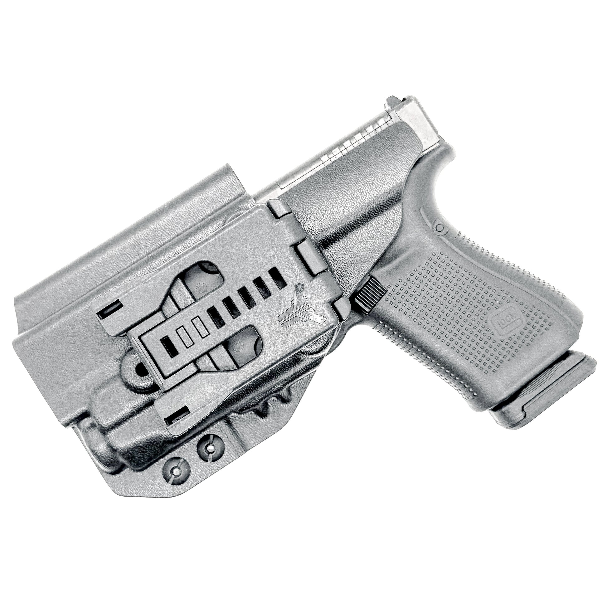 For the best Outside Waistband OWB Holster for the Glock Gen 5 with the 19-length slide & Streamlight TLR-7 X or TLR-7 A, shop Four Brothers 4BROS holsters.