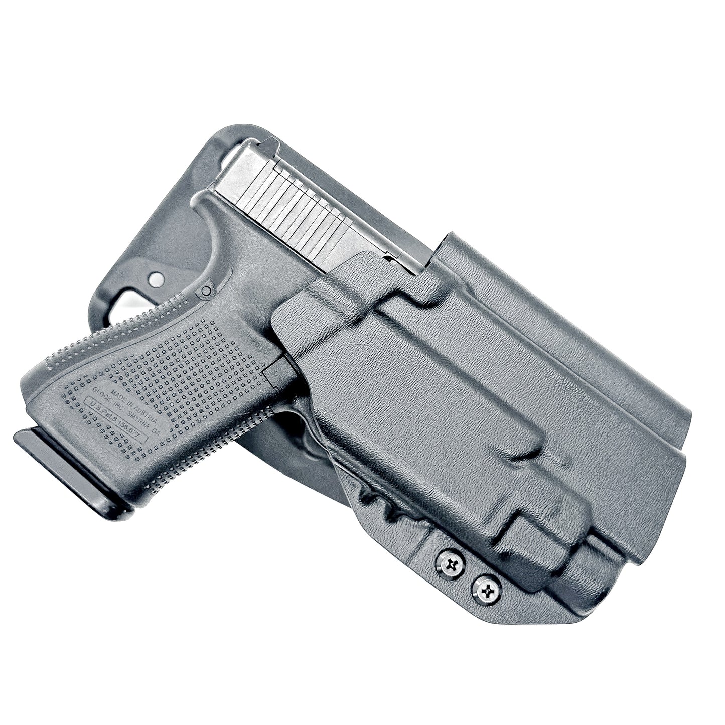 Glock 19 & TLR-7 HL-X Duty and Compatition holster in Black with Duty Drop