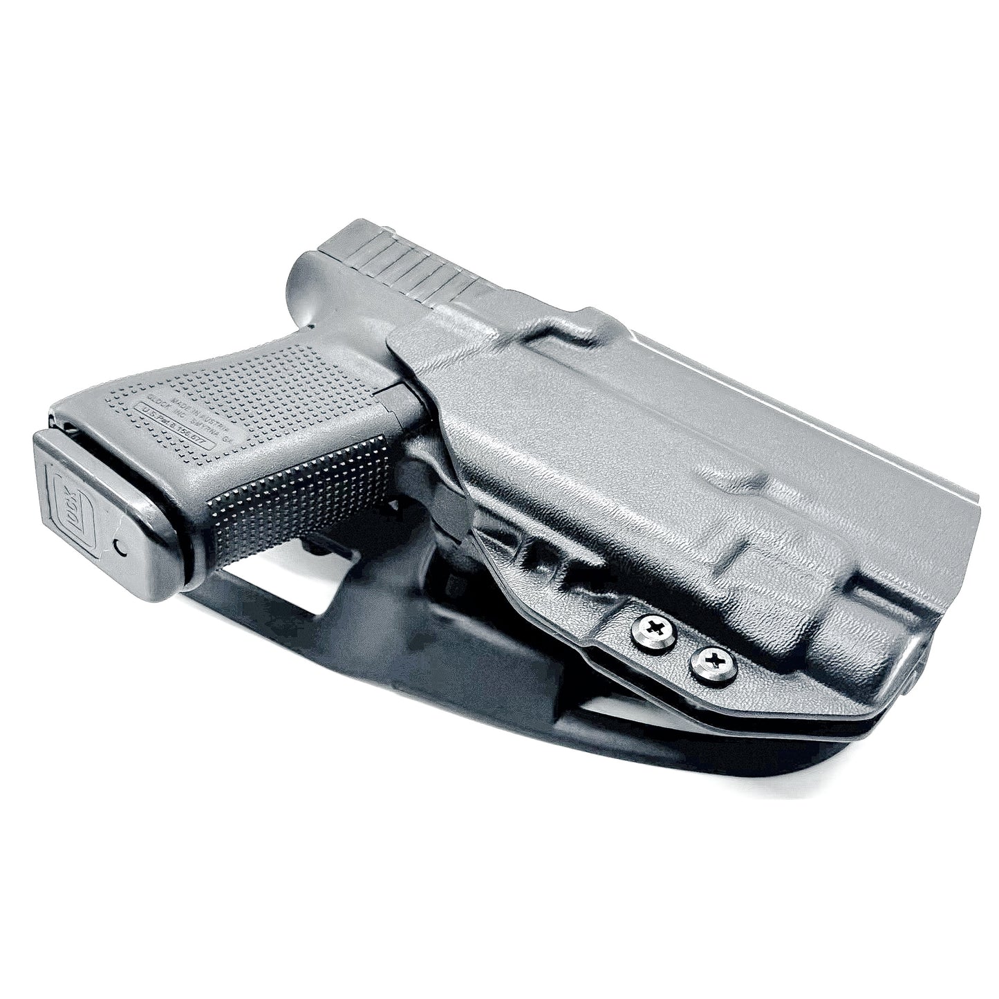 Glock 19 & TLR-7 HL-X Duty and Compatition holster in Black with Duty Drop