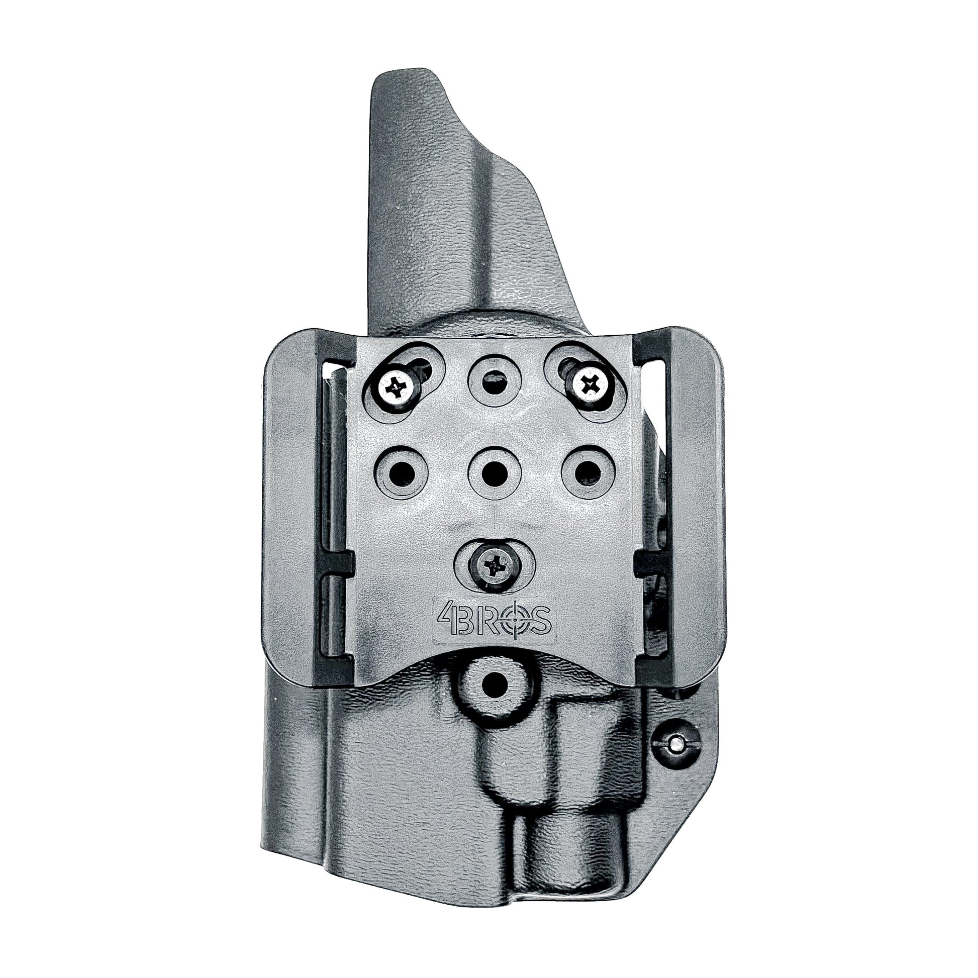OWB Holster for the Glock 19 & TLR-7 HL-X with 4BROS 1.5" Slide in black