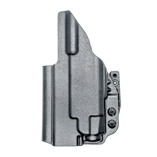 Black IWB Kydex Inside Waistband Holster for the Glock 19 Gen 5 or V, 19X, or 45 with a Streamlight TLR-7 X & TLR-7 A with DCC Monoblock and a modwing.