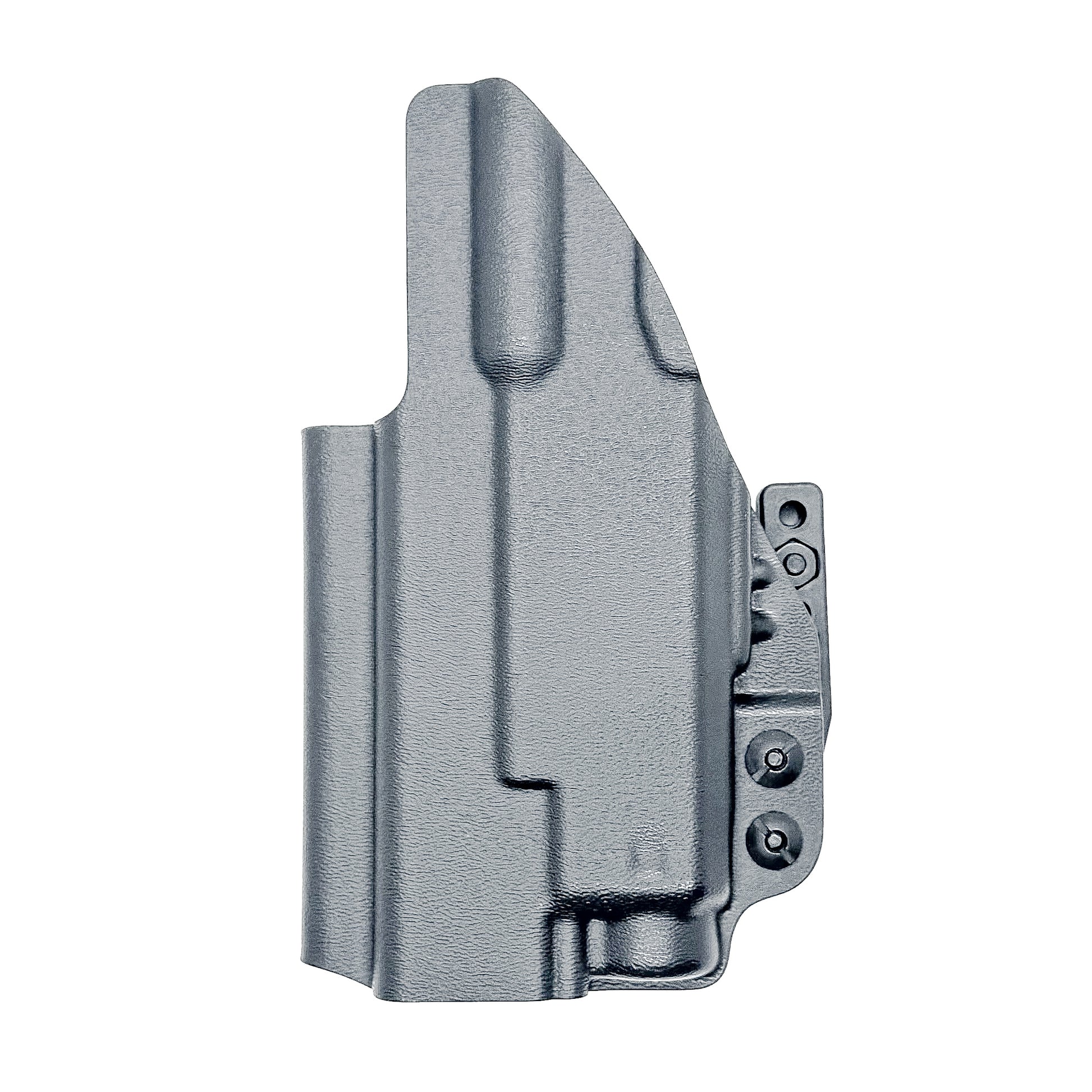 Glock 19 and Nightstick TCM-10 or TCM-15 IWB Holster from Four Brothers in black with Monoblock and Modwing