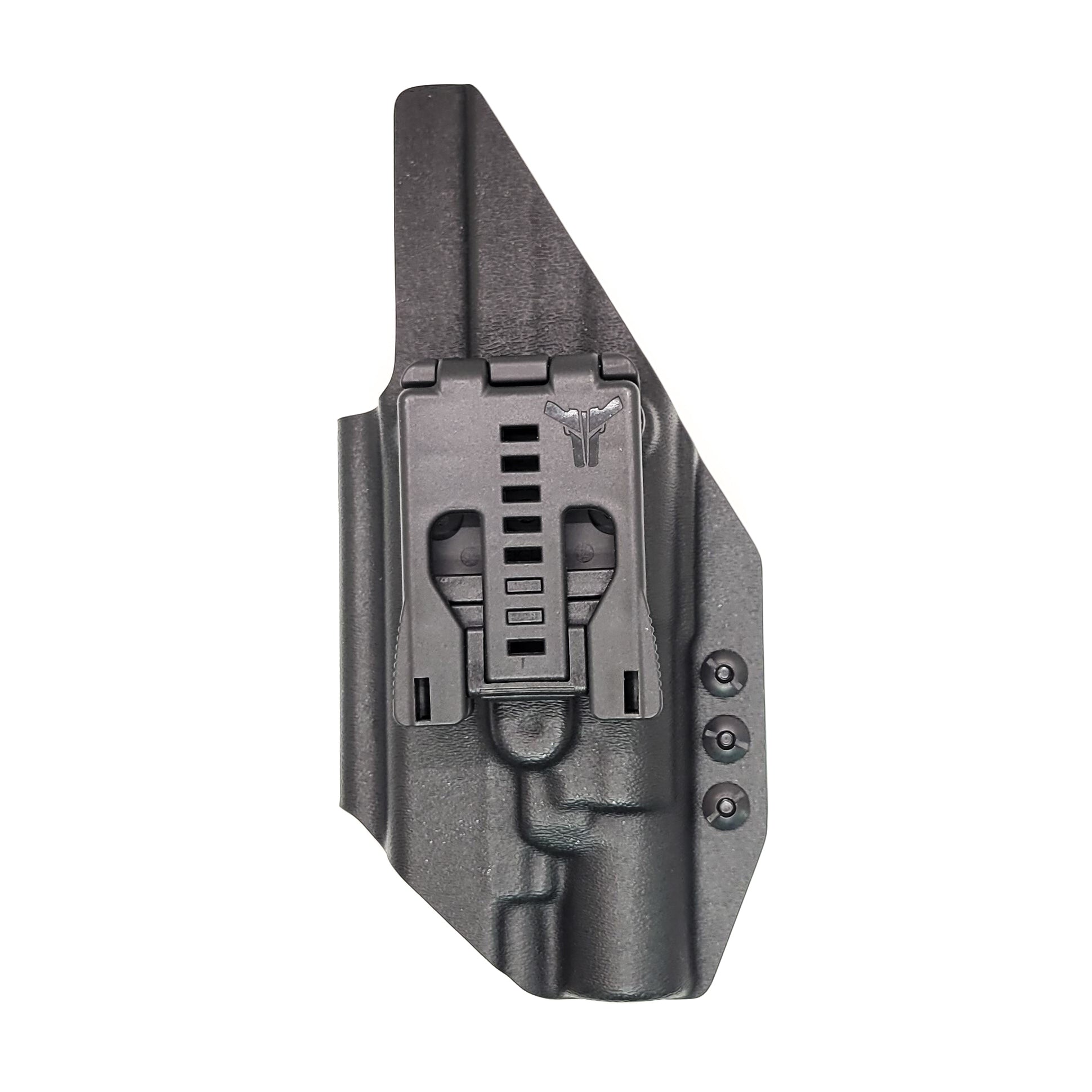 For the best Outside Waistband OWB for the Glock 19 Gen 5 with the Surefire X300U A or B X300U-A or X300U-B weapon-mounted light, shop Four Brothers Holsters.