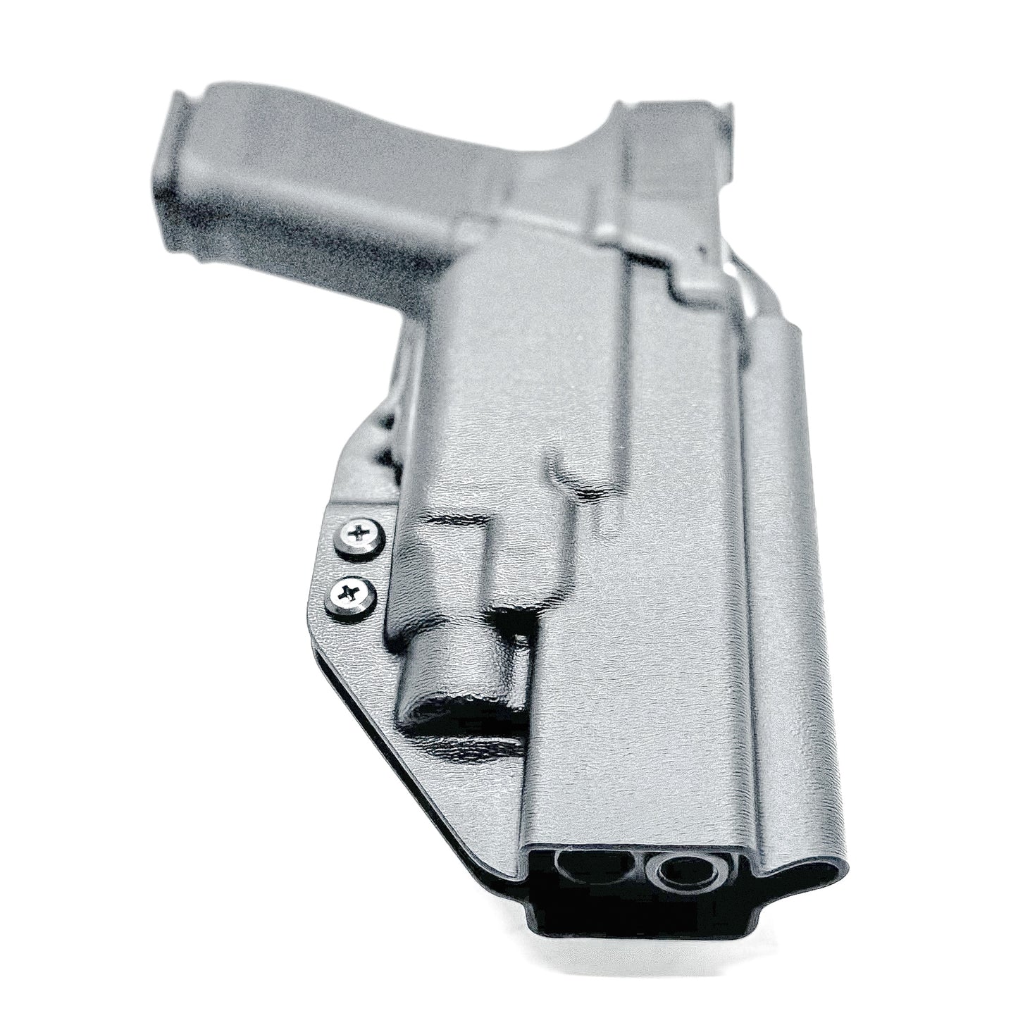 Glock 34 with TLR-7 X or TLR-7 HL-X Black Duty and Competition Holster with duty drop.