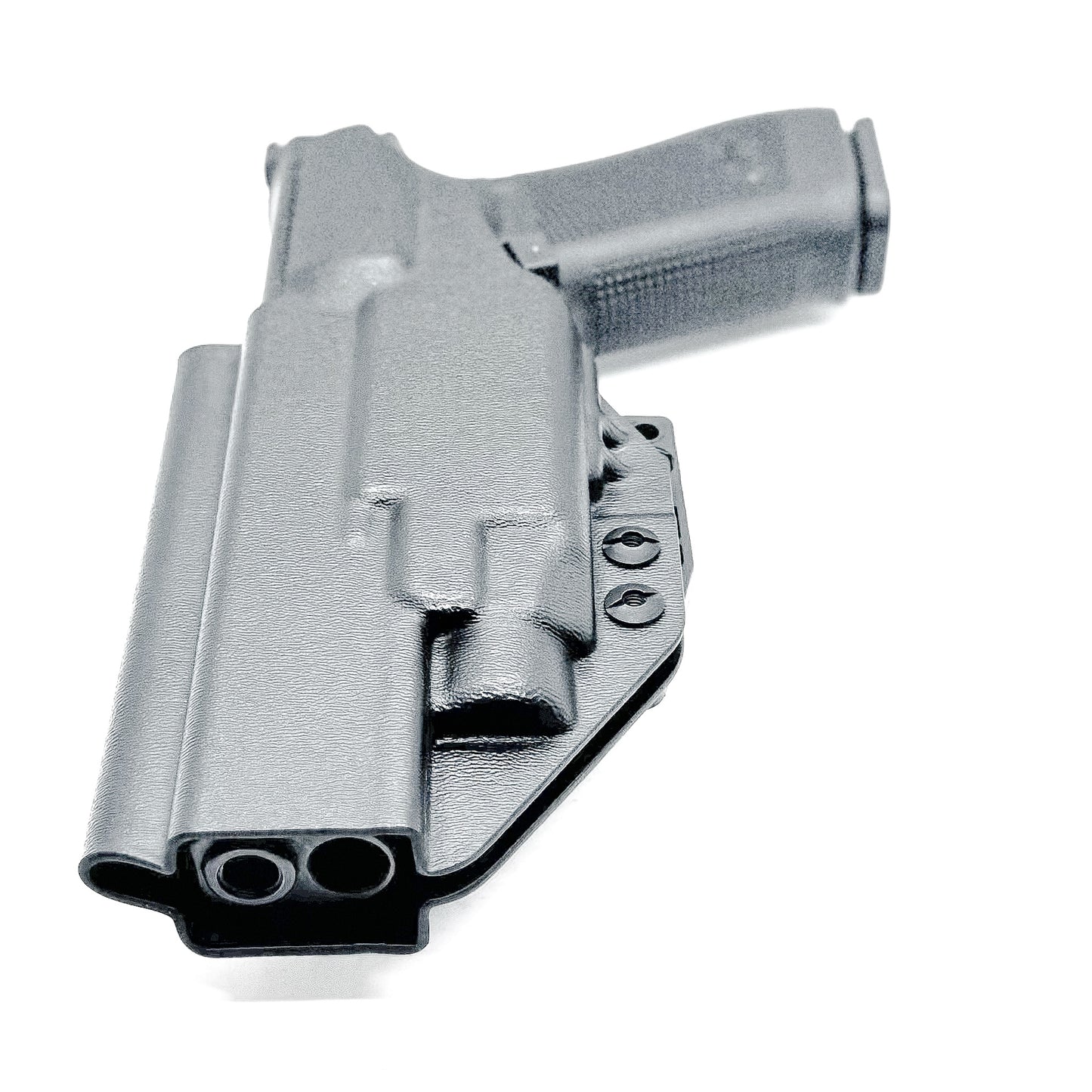 Black IWB Holster for the Glcok 34 with TLR-7 X or TLR-7 HL-X light including monoblock and modwing.