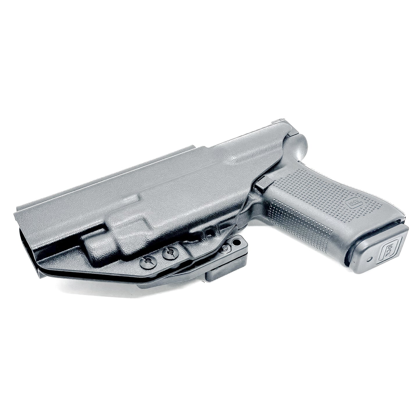 Black IWB Holster for the Glcok 34 with TLR-7 X or TLR-7 HL-X light including monoblock and modwing.