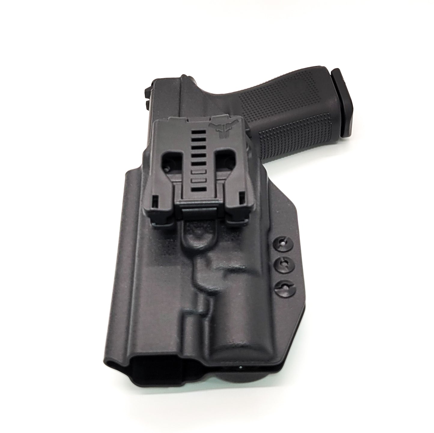 For the best Outside Waistband OWB Holster for the Glock 34, 17, or 19 Gen 5 pistol with the Surefire X300U-A or X300U-Bhop Four Brothers 4BROS Holsters.