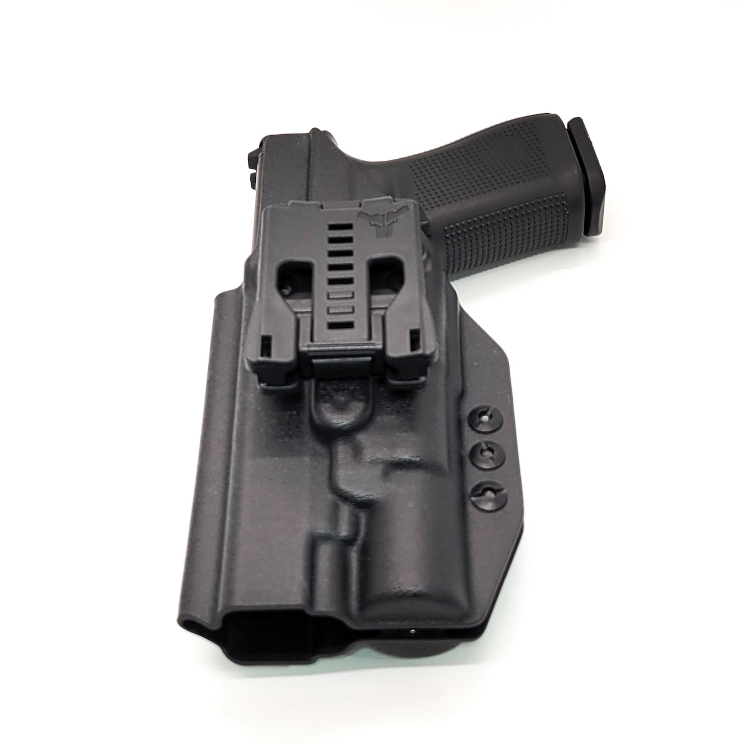 For the best Outside Waistband OWB Holster for the Glock 34, 17, or 19 Gen 5 pistol with the Surefire X300U-A or X300U-Bhop Four Brothers 4BROS Holsters.