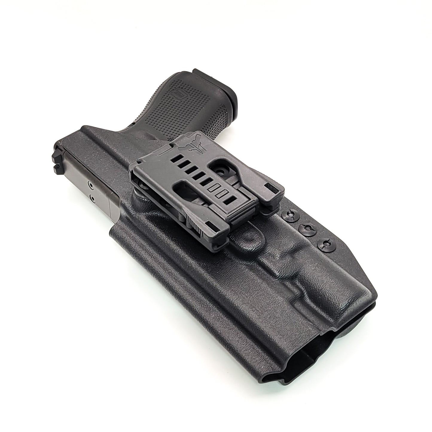 For the best Outside Waistband OWB Holster for the Glock 34, 17, or 19 Gen 5 pistol with the Surefire X300U-A or X300U-Bhop Four Brothers 4BROS Holsters.