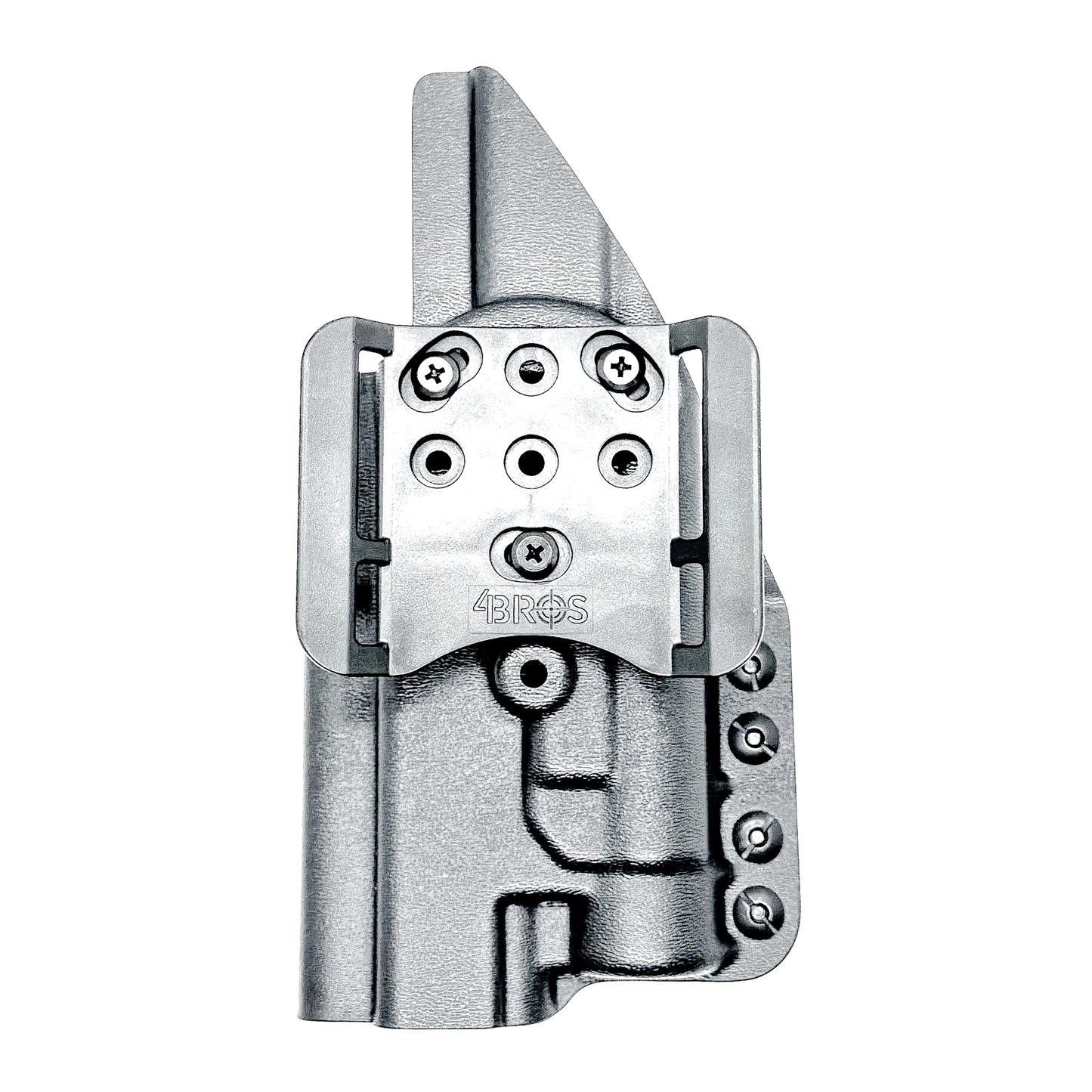 Outside Waistband (OWB) holster for the Glock 34 & Streamlight TLR-1 HL in black with 4Bros 1.5" Belt Slide.