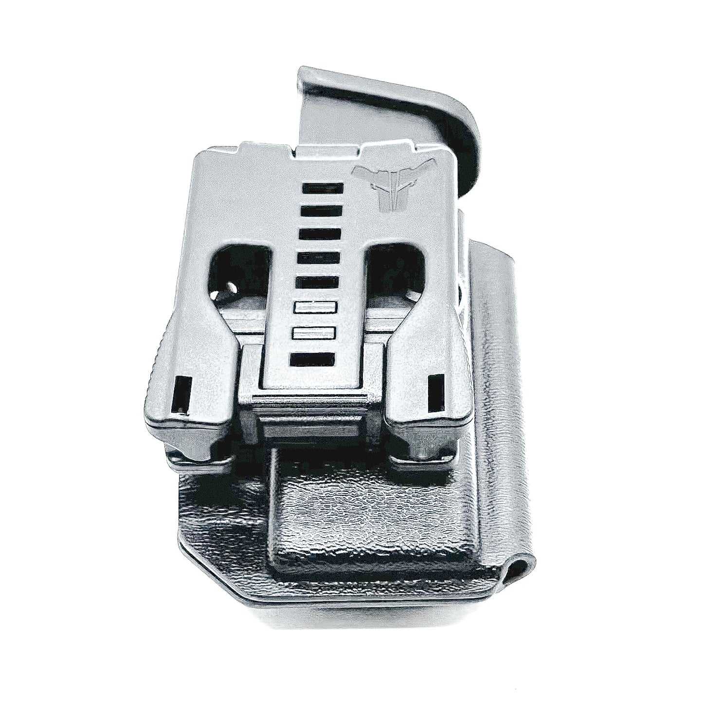 Black Kydex OWB Outside Waistband magazine carrier, holster, or pouch for Glock 9mm & 40 from Four Brothers Holsters.