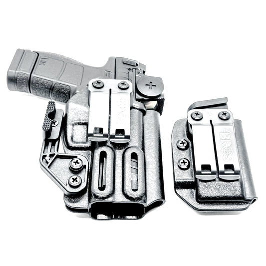 H&K VP9CC IWB holster and magazine carrier combo. Complete Inside Waistband carry system with adjustable retention, optics compatibility, and comfort