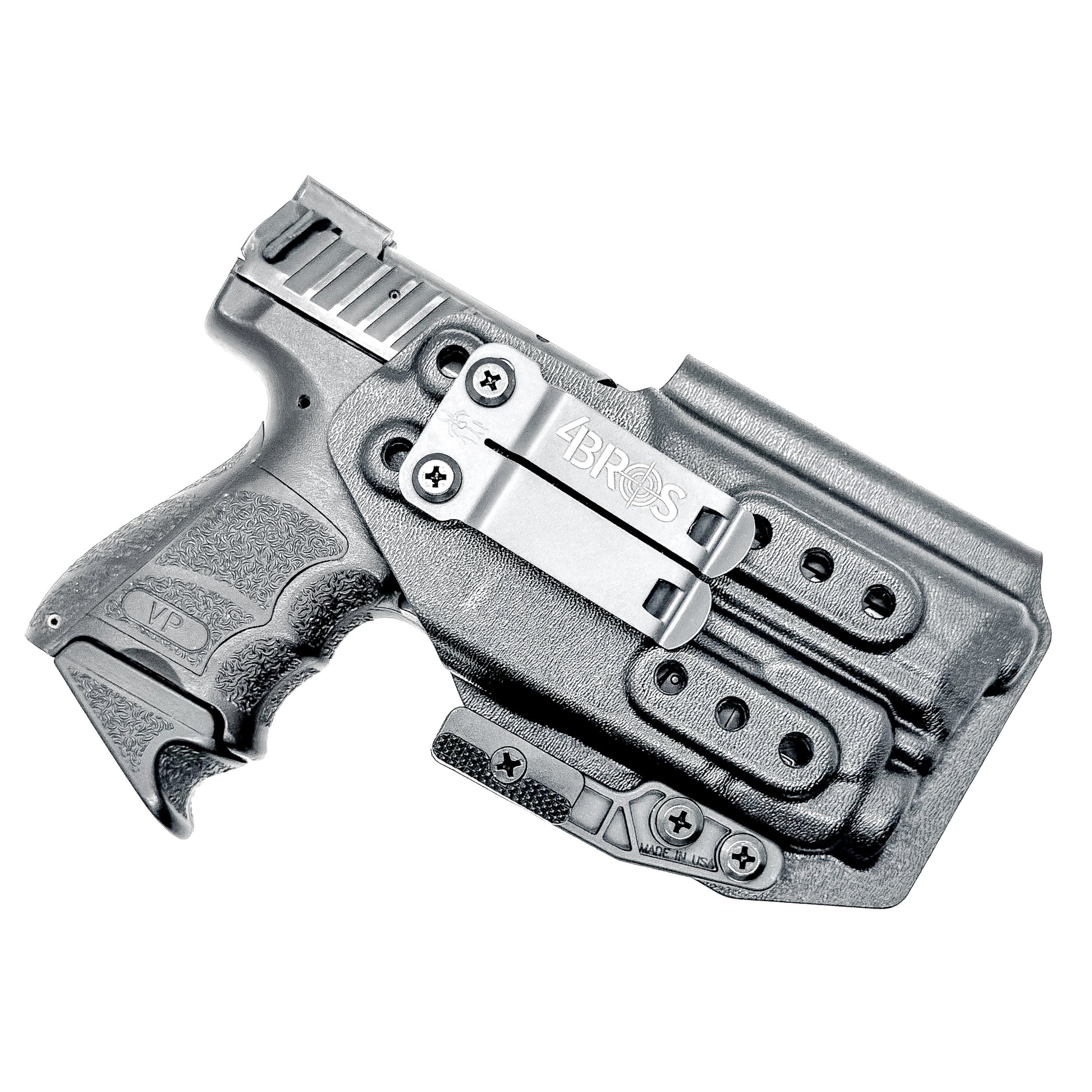 AIWB, IWB, Kydex for the Heckler & Koch H&K VP9 or VP9SK pistol with Streamlight TLR-7X, TLR-7 X, & TLR-7 A from Four Brothers 4BROS holsters.