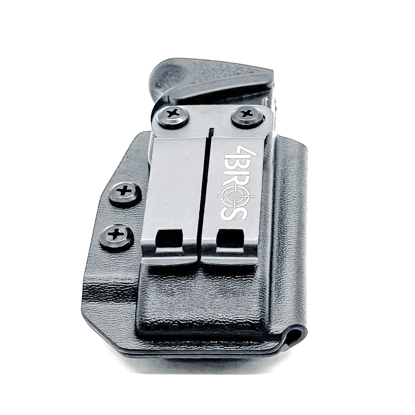 Black Inside Waistband IWB AIWB H&K VP9 and VP40 magazine carrier, holster, & pouch from Four Brothers 4BROS Holsters.  Proudly made in the USA.