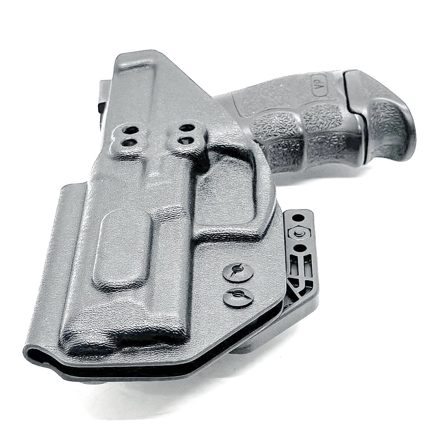 Black IWB AIWB Kydex Inside Waistband Holster for the Heckler & Koch H&K VP9 and VP9SK from Four Brothers 4BROS Holsters. Proudly made in the USA.