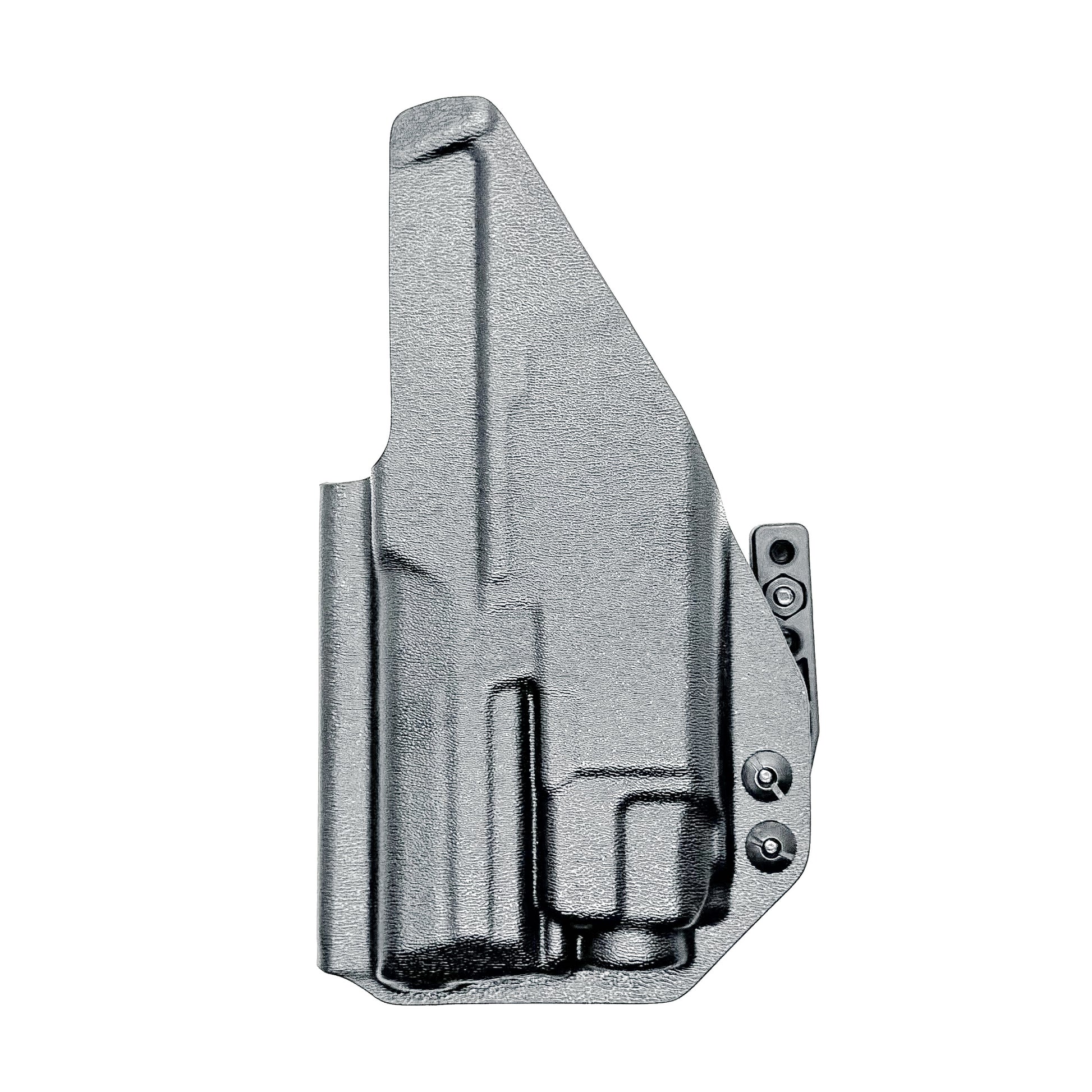 Black IWB Kydex Inside Waistband Holster for the the H&K Heckler & Koch VP9 or VP9SK with Streamlight TLR-8 A G from Four Brothers 4BROS Holsters.