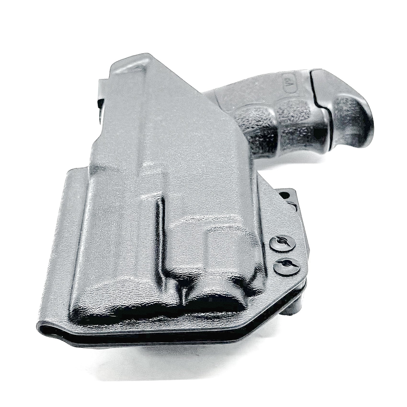 Black IWB Kydex Inside Waistband Holster for the the H&K Heckler & Koch VP9 or VP9SK with Streamlight TLR-8 A G from Four Brothers 4BROS Holsters.