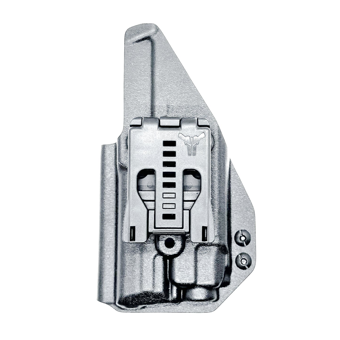 Black Outside Waistband OWB Holster for the H&K Heckler & Koch VP9 or VP9SK with Streamlight TLR-8 A G from Four Brothers 4BROS Holsters, USA made.