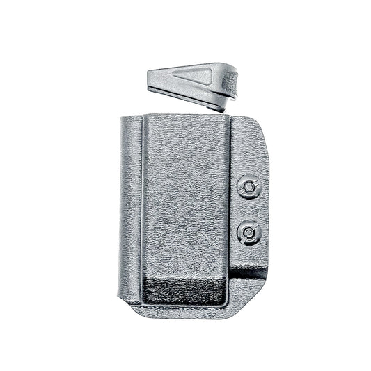 Springfield Hellcat IWB Inside Waistband magazine carrier with adjustable retention, AIWB comfort, adjustable cant, and USA-made thermoplastic construction.