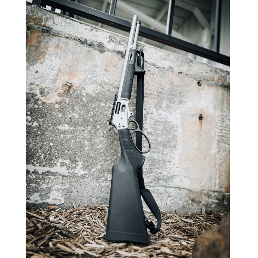 The 4Bros Smith & Wesson 1854 M-Lok Angled ForeGrip or AFG provides better rearward grip pressure while improving overall comfort. Shop Four Brothers Holsters.