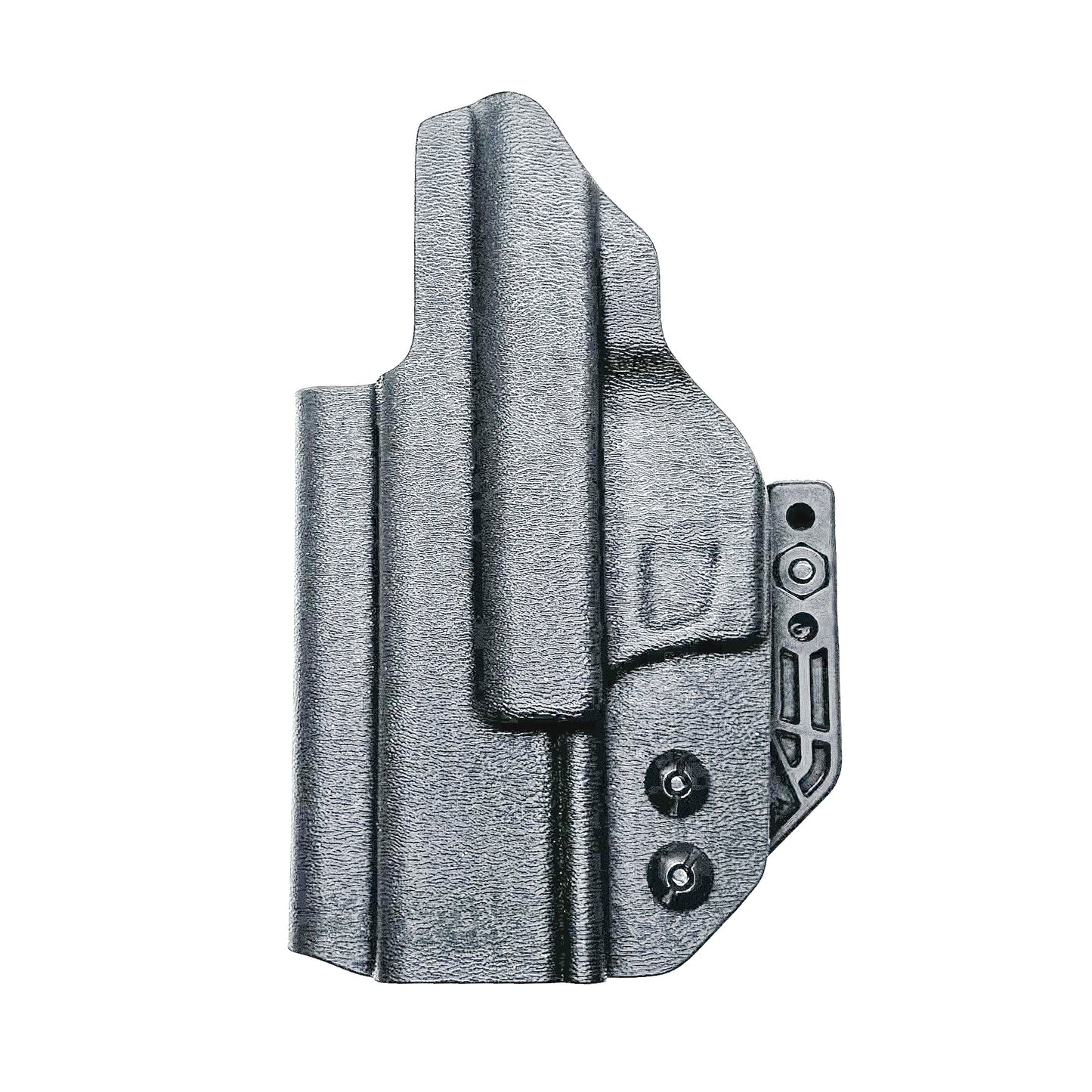 Black Sig Sauer P365-XMACRO, P365XL or P365 slide and Icarus Precision A.C.E. 365 X MACRO or 365 XL EVO Grip Module IWB Holster from Four Brothers.