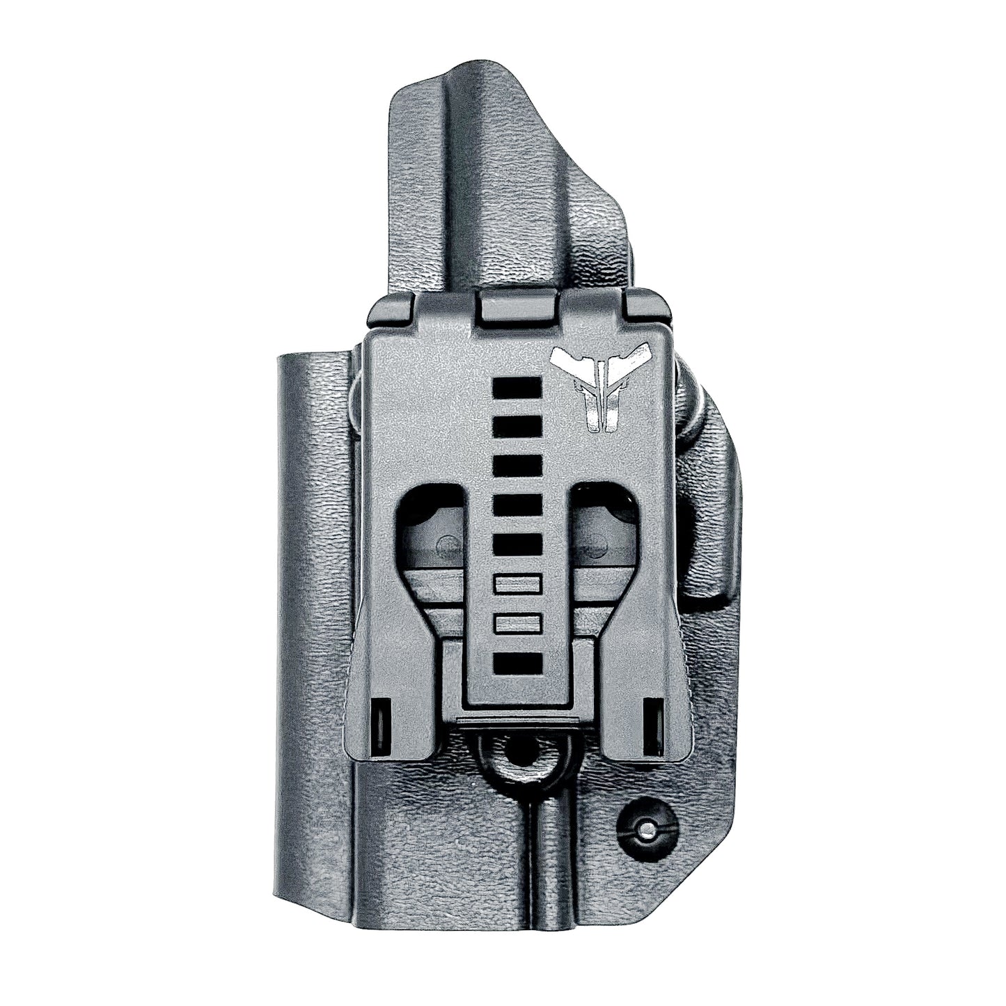 Black Sig Sauer P365-XMACRO, P365XL or P365 slide and Icarus Precision A.C.E. 365 X MACRO or 365 XL EVO Grip Module OWB Holster from Four Brothers.