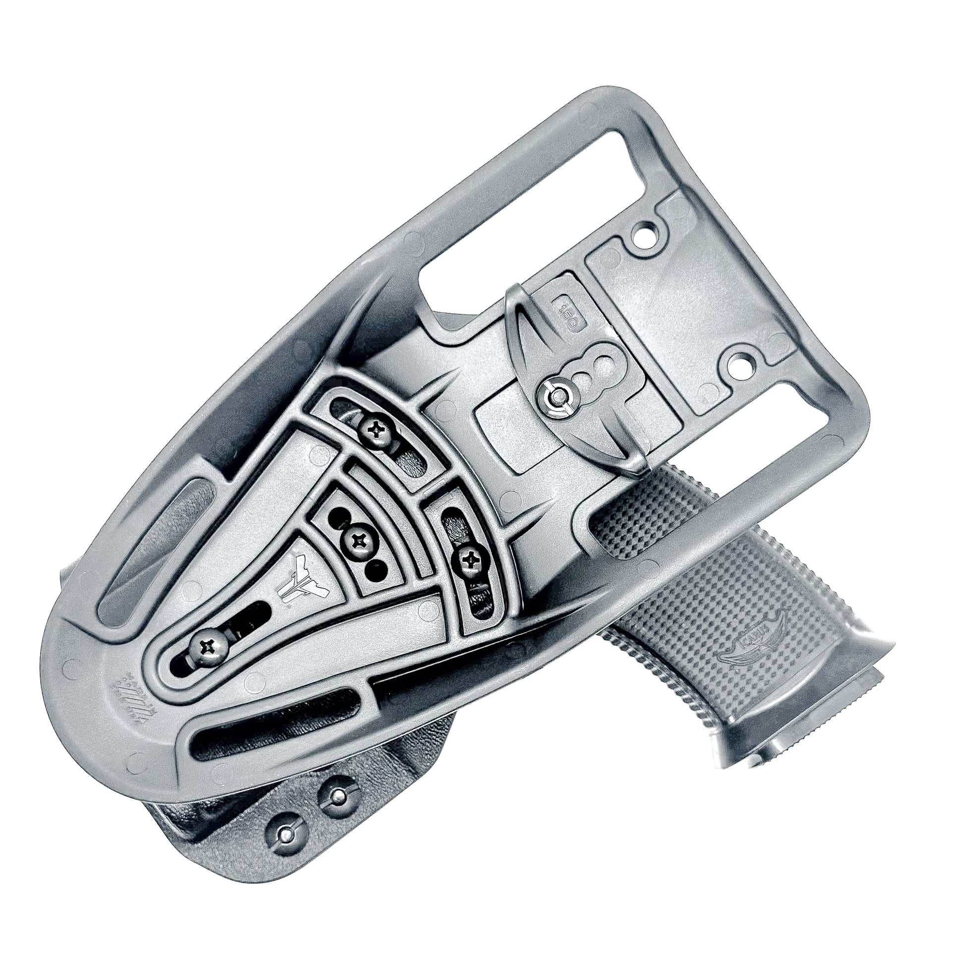 Icarus Precision AIR Polymer P365-XMACRO & Streamlight TLR-7 Sub Duty & Competition Holster in black with duty drop attachment.