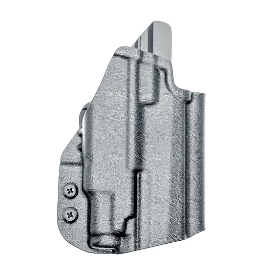 Black OWB Holster fits the Icarus Precision AIR Polymer P365-XMACRO & Streamlight TLR-7 Sub shown with the 4Bros 1.5" Belt Slide.