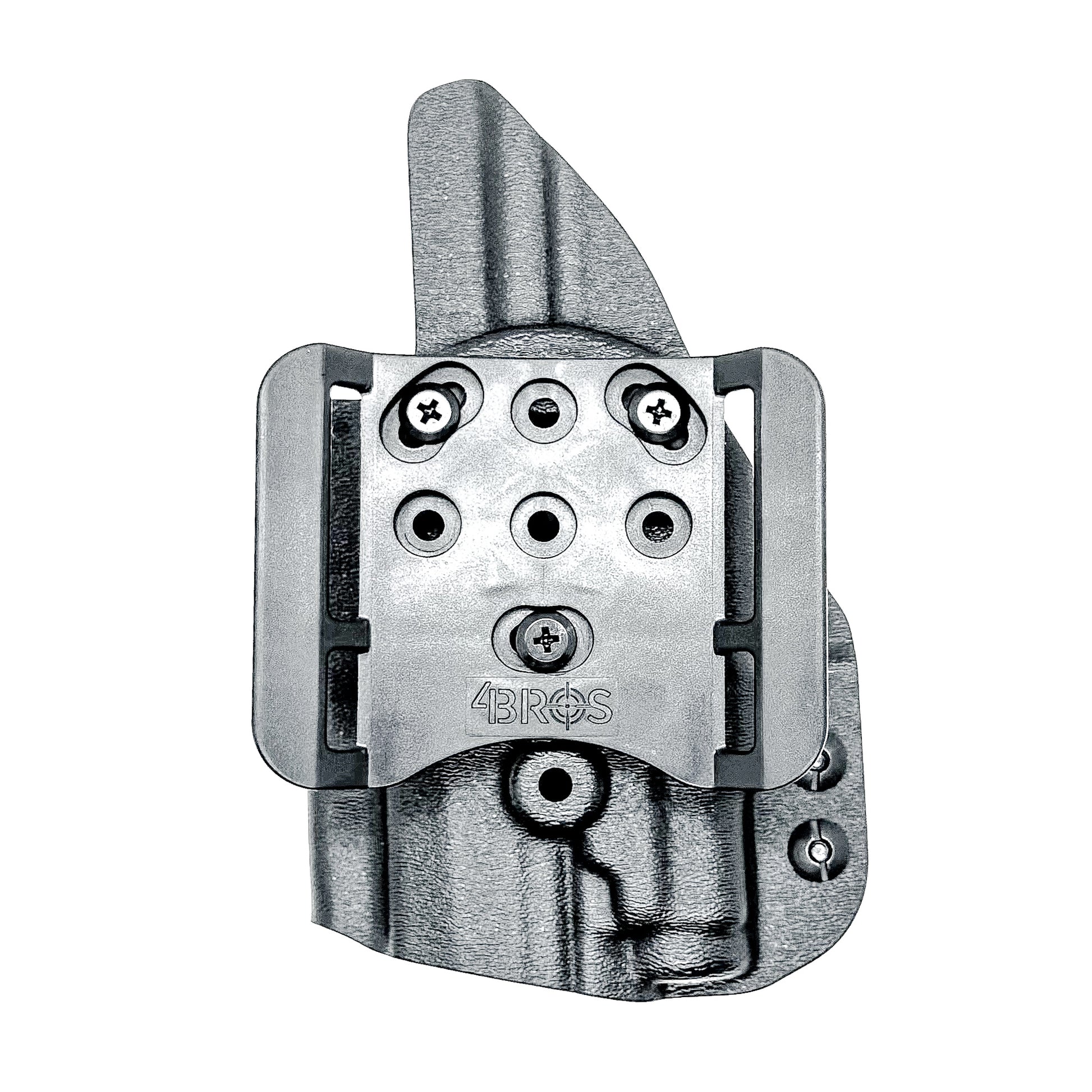 Black OWB Holster fits the Icarus Precision AIR Polymer P365-XMACRO & Streamlight TLR-7 Sub shown with the 4Bros 1.5" Belt Slide.