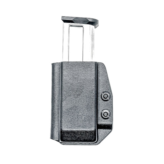 Black Kydex IWB AIWB appendix inside waistband magazine pouch carrier or holster for the Kimber 2K11 mags from Four Brothers 4BROS Holsters.