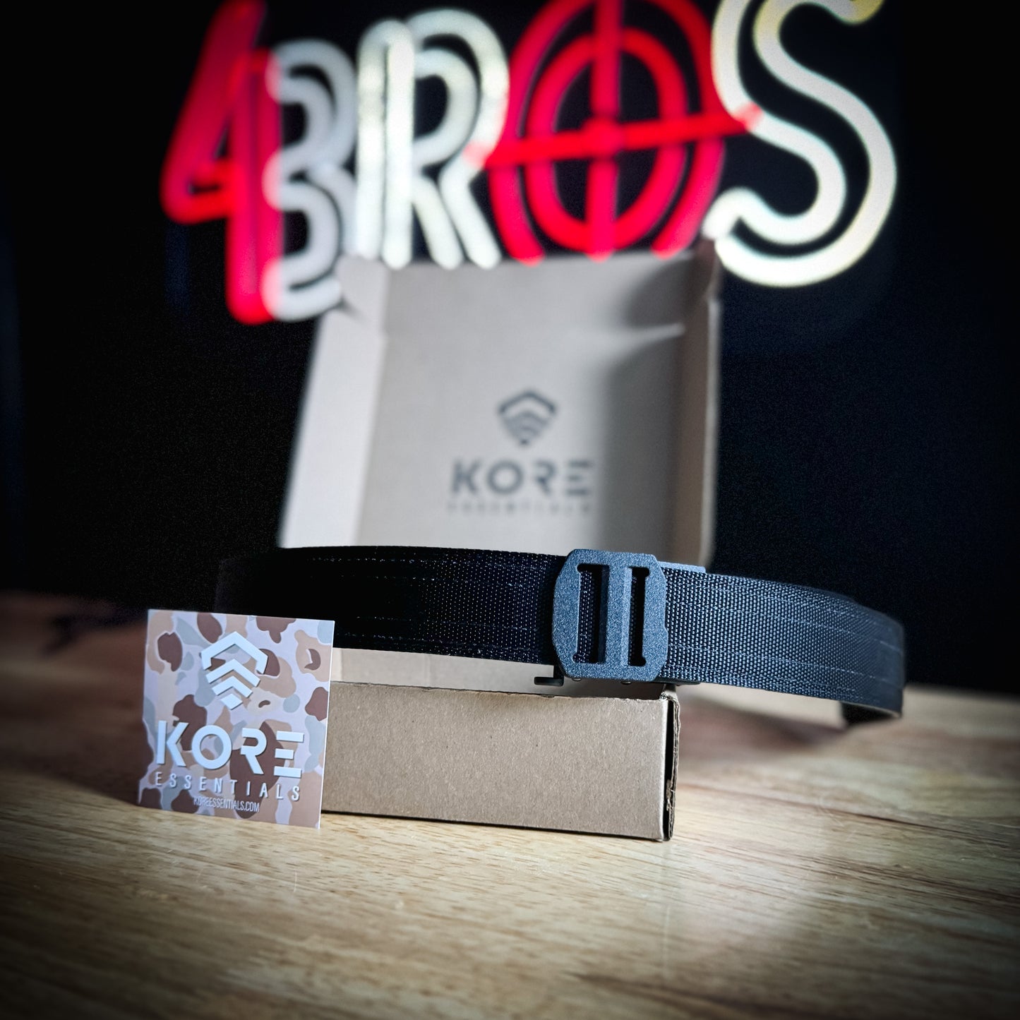 For the best concealed carry belt, shop Four Brothers Holsters for the Kore Essentials X7 belt. The buckle design frees up space in front to hold your gear.