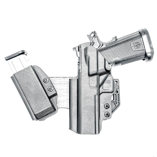 Military Armament Corporation appendix sidecar style Inside Waistband Holster with adjustable mag carrier. Designed for comfort, concealment, & secure retention.